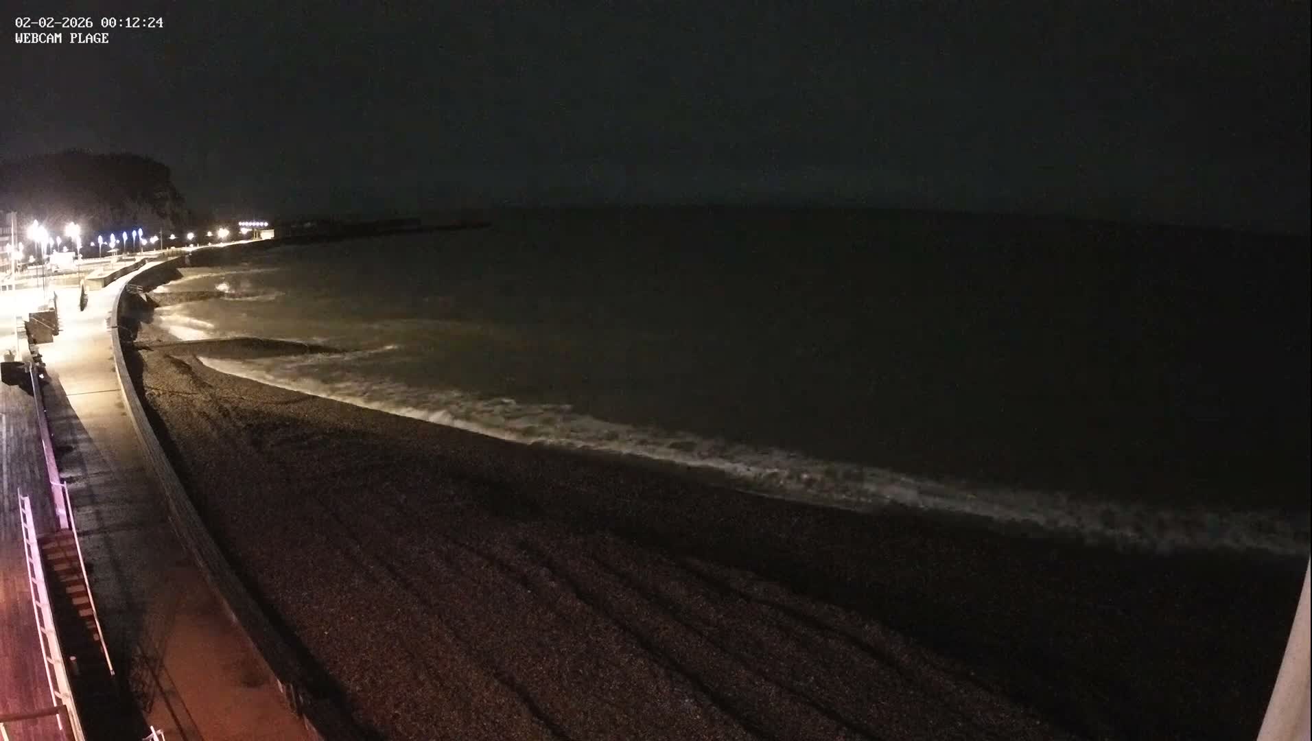 Plage de Saint-Valery-en-Caux  Beach Live Cam - Dieppe, Seine-Maritime, Normandie, France