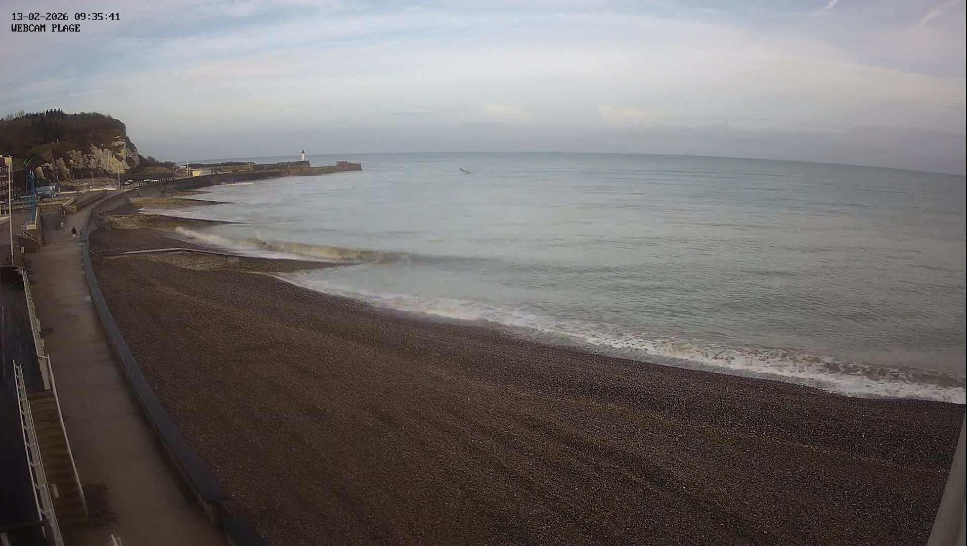 Plage de Saint-Valery-en-Caux  Beach Live Cam - Dieppe, Seine-Maritime, Normandie, France