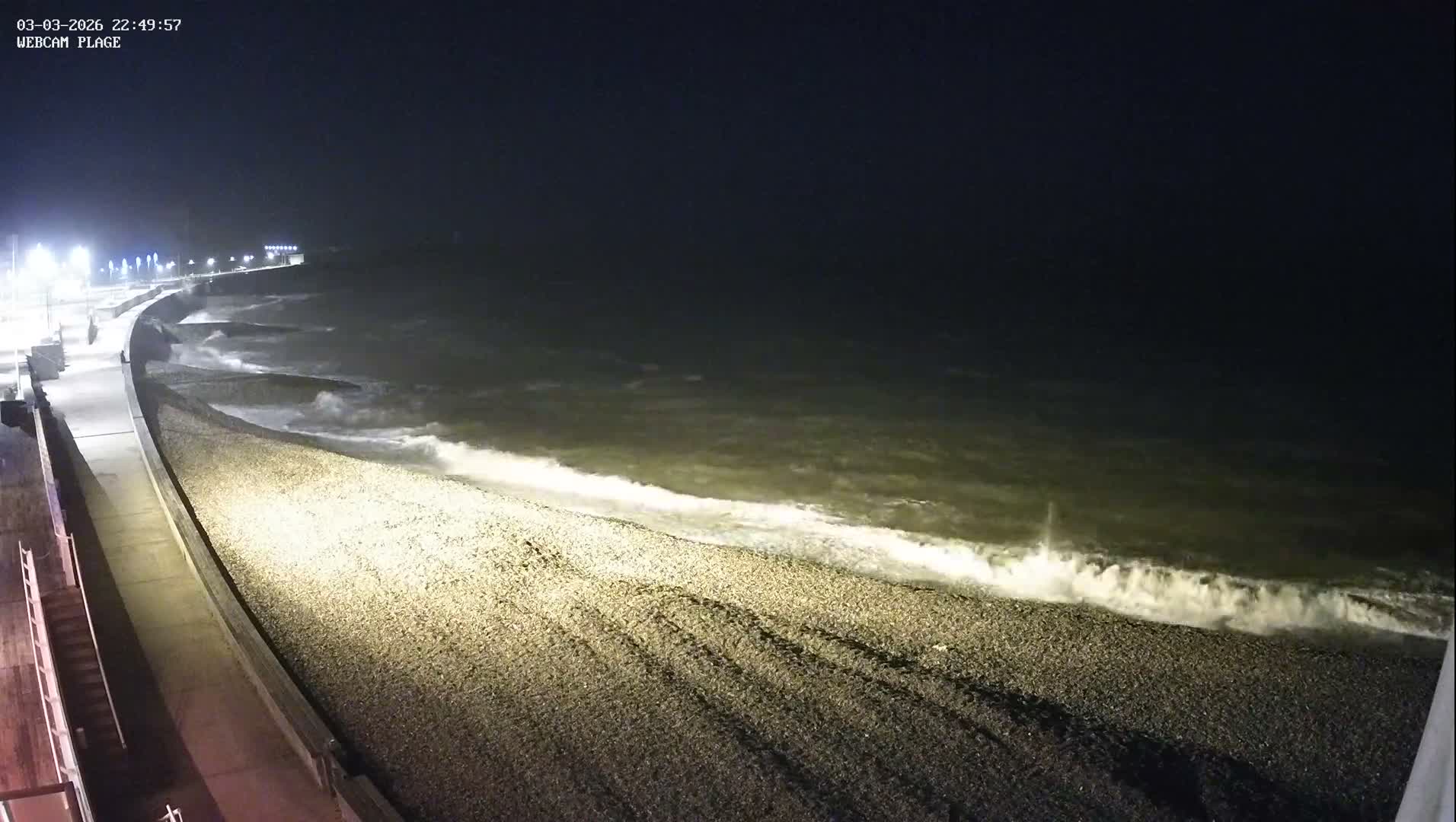 Plage de Saint-Valery-en-Caux  Beach Live Cam - Dieppe, Seine-Maritime, Normandie, France