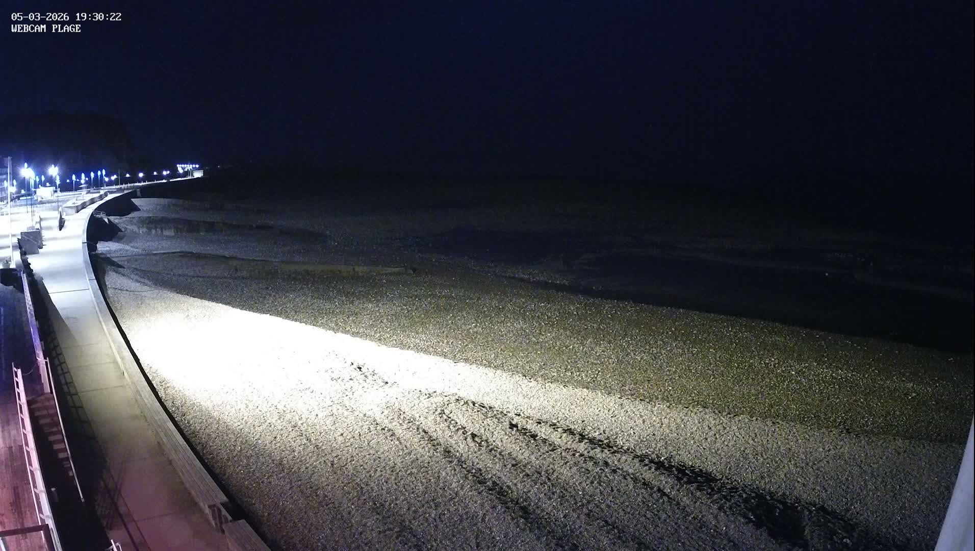 Plage de Saint-Valery-en-Caux  Beach Live Cam - Dieppe, Seine-Maritime, Normandie, France