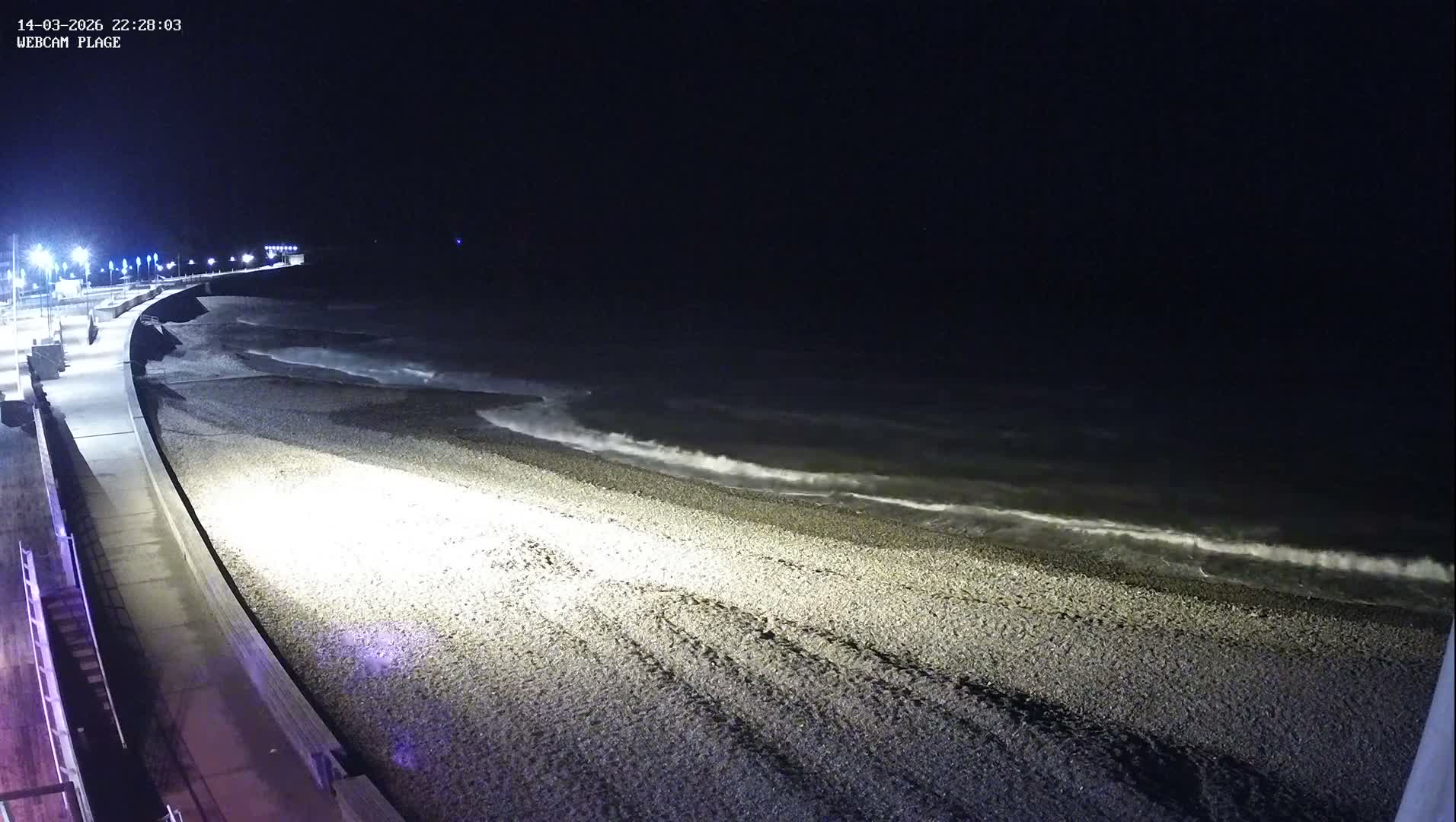 Plage de Saint-Valery-en-Caux  Beach Live Cam - Dieppe, Seine-Maritime, Normandie, France