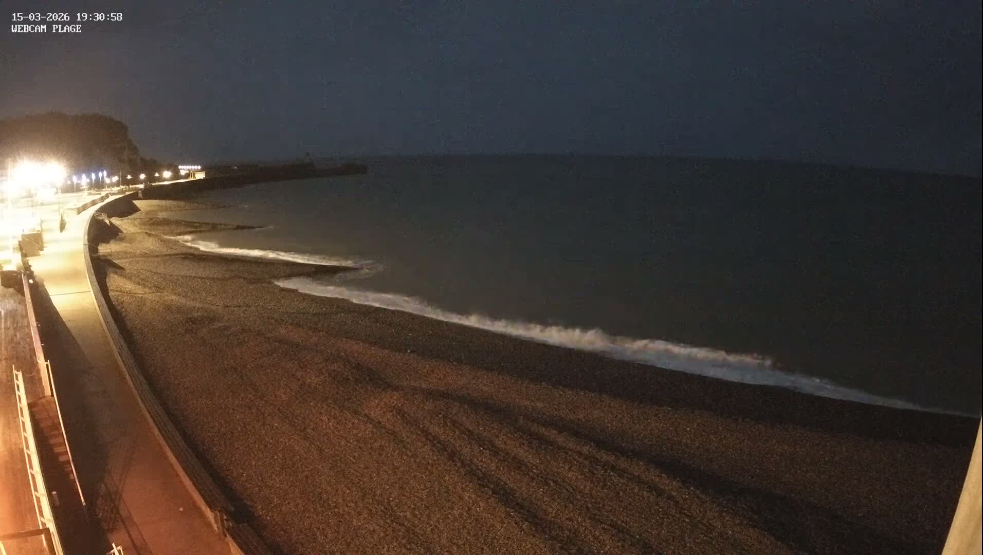 Plage de Saint-Valery-en-Caux  Beach Live Cam - Dieppe, Seine-Maritime, Normandie, France