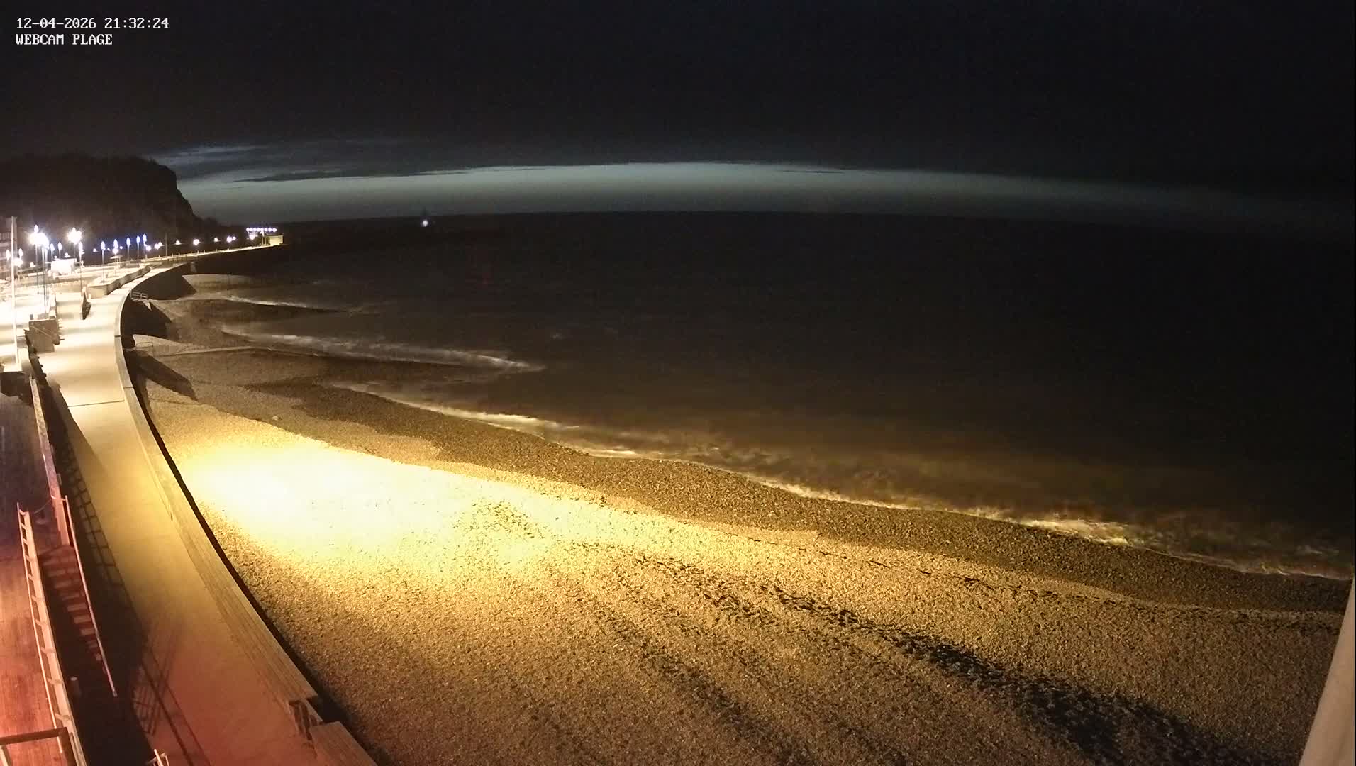 Plage de Saint-Valery-en-Caux  Beach Live Cam - Dieppe, Seine-Maritime, Normandie, France