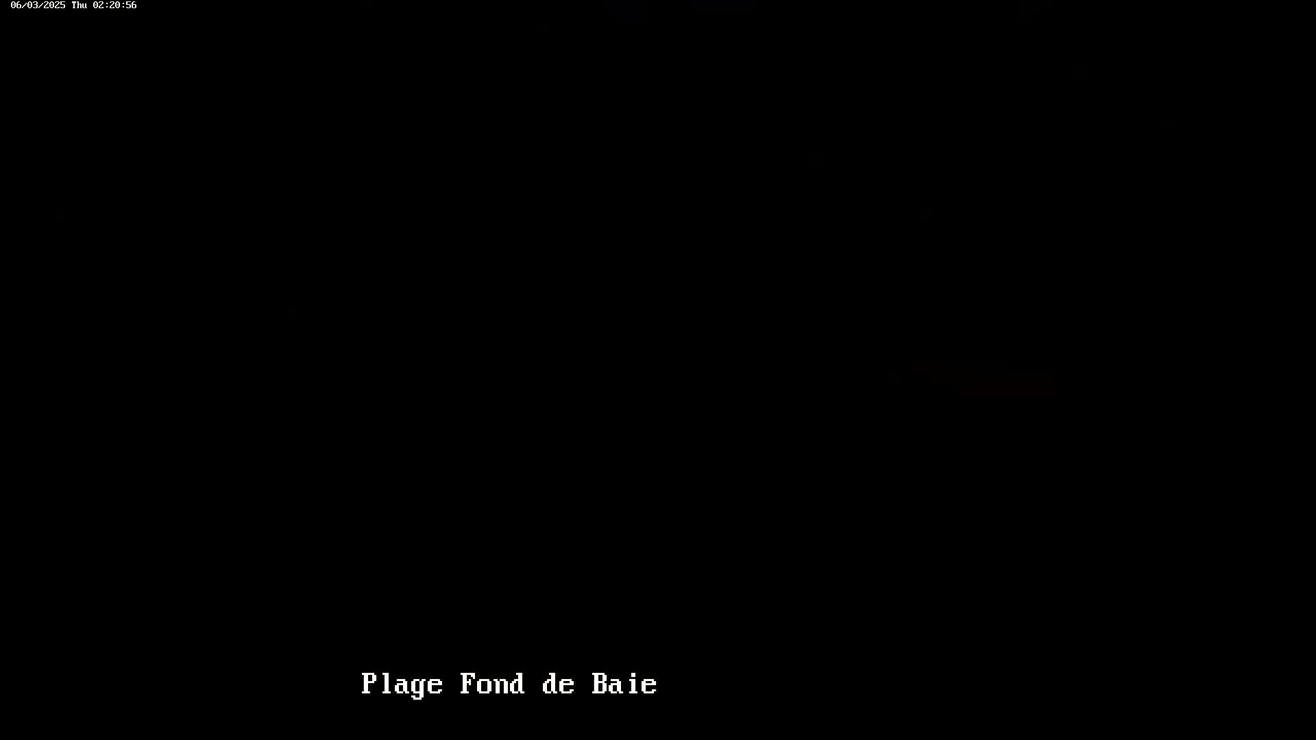 The image is completely black.