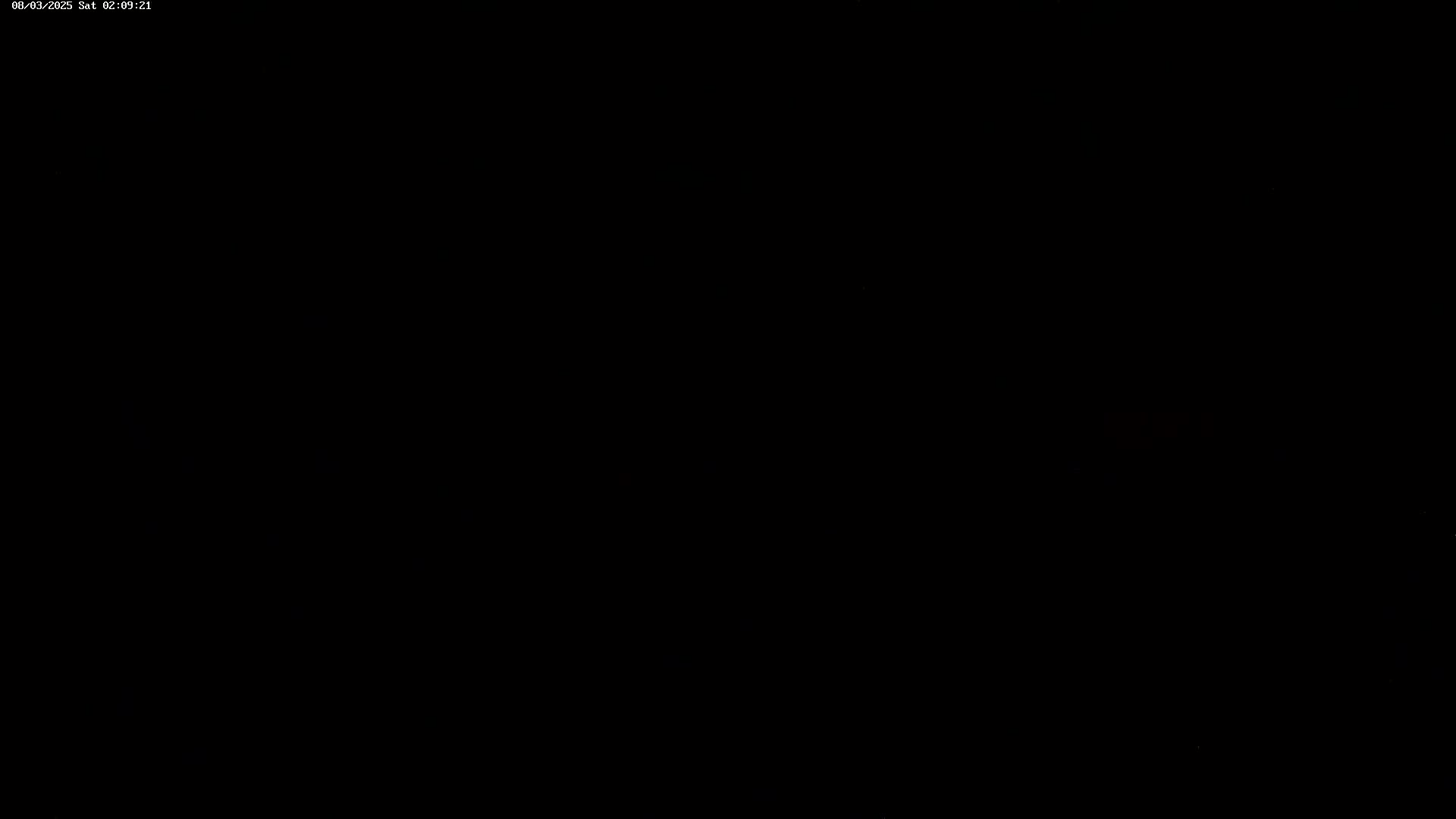 The image is completely black.