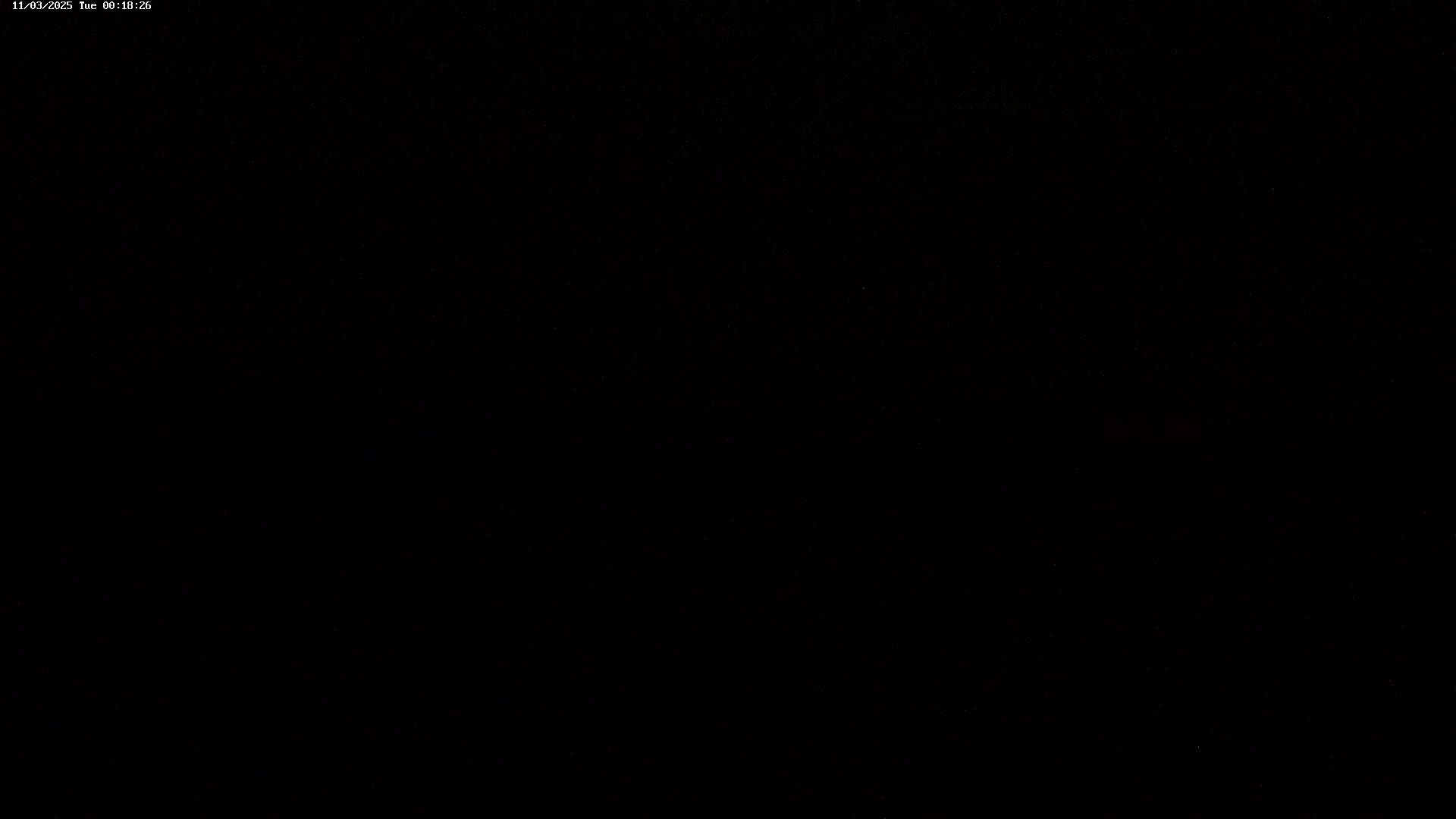 The image is completely black.