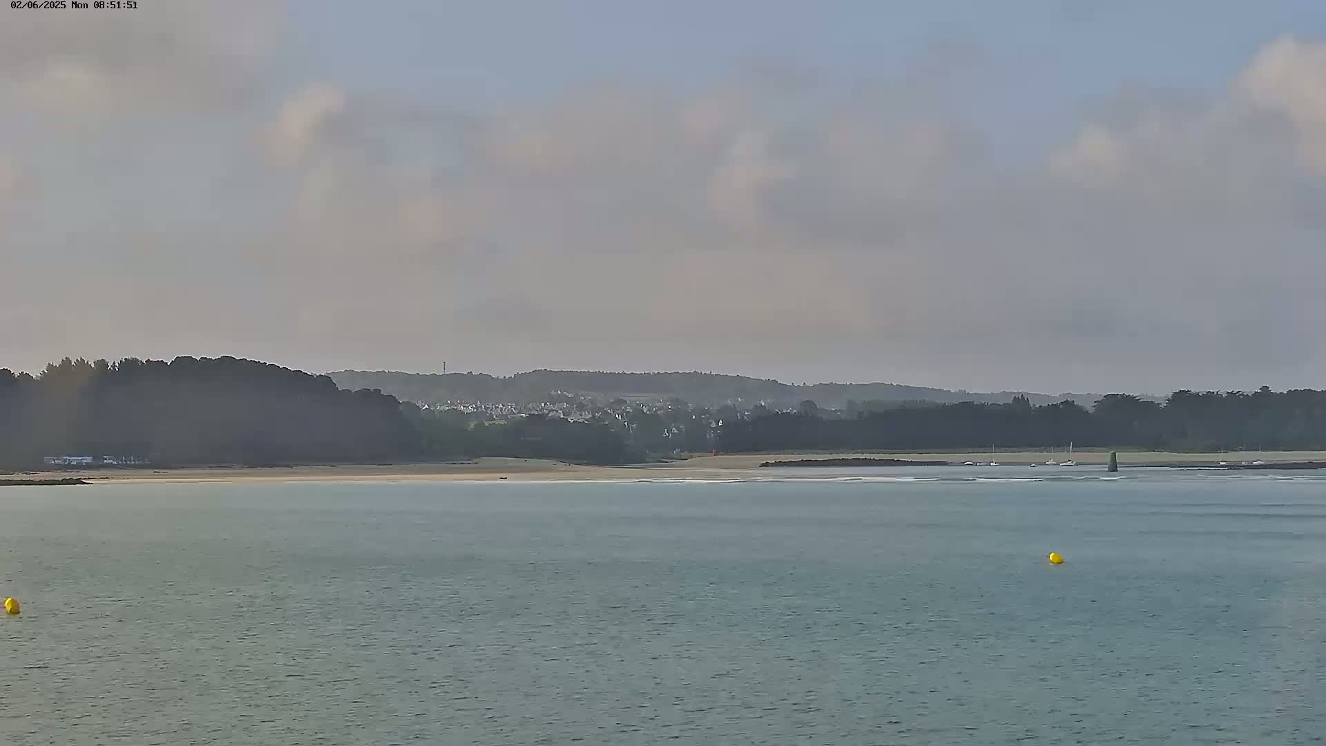 Locquirec Commune & Port Live Cam - Morlaix, Finistere, Bretagne, France