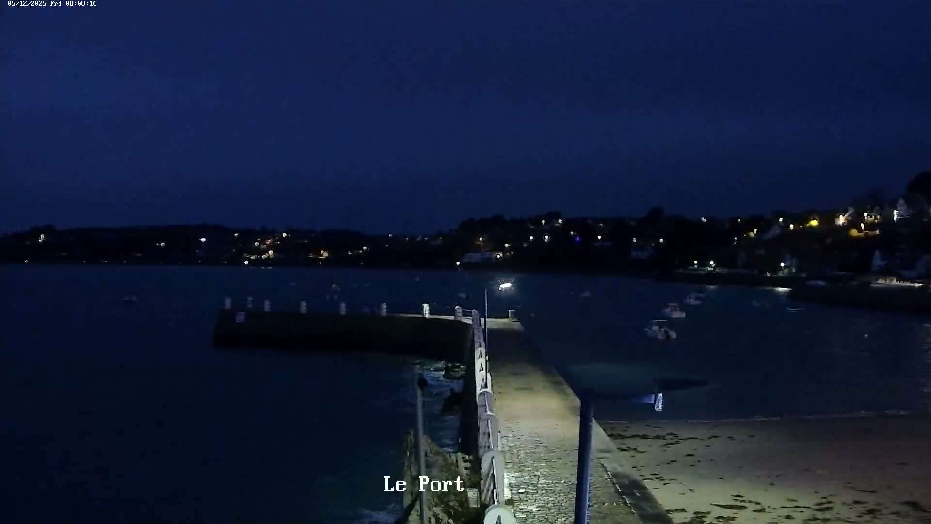 Locquirec Commune & Port Live Cam - Morlaix, Finistere, Bretagne, France