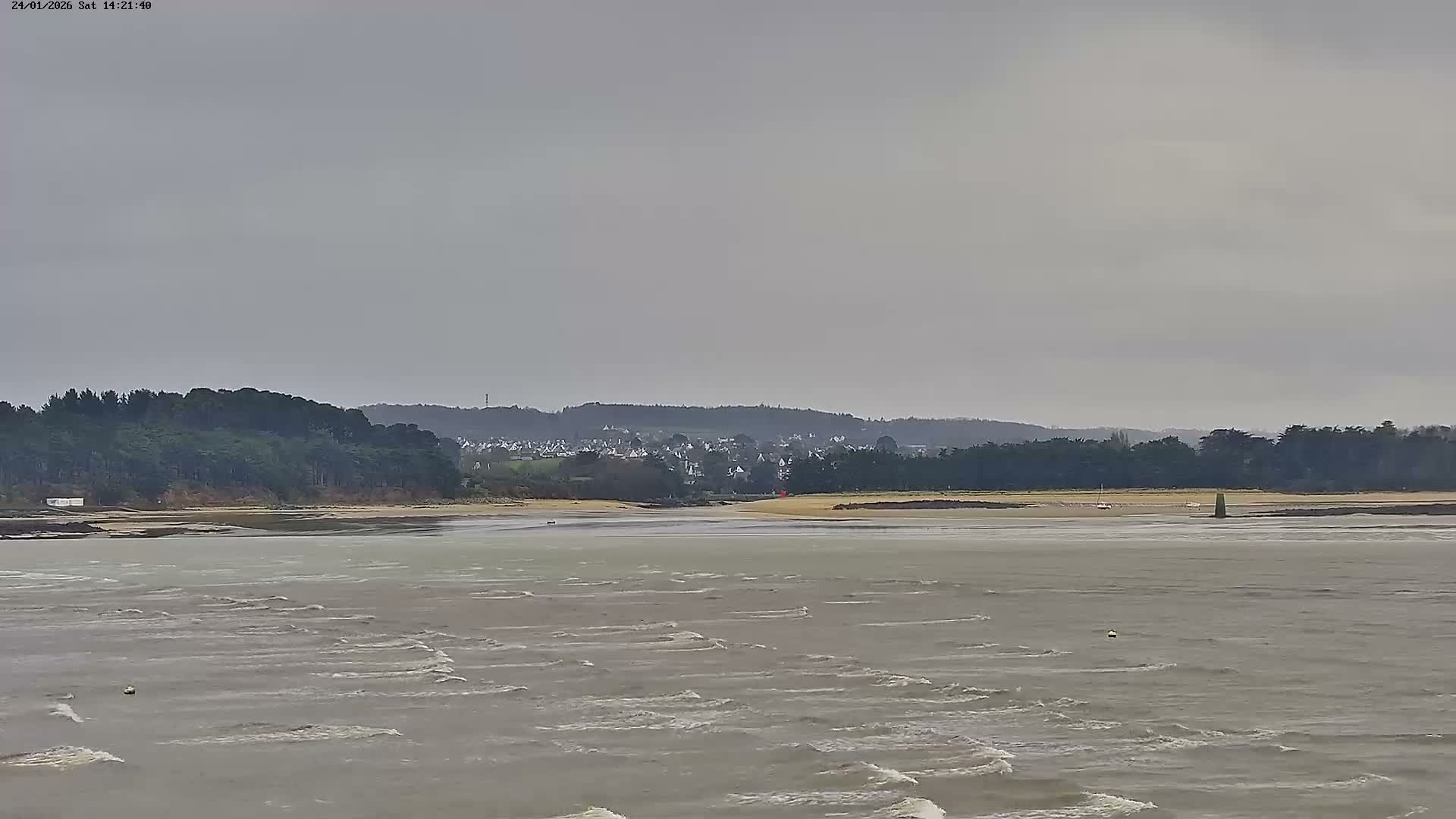 Locquirec Commune & Port Live Cam - Morlaix, Finistere, Bretagne, France