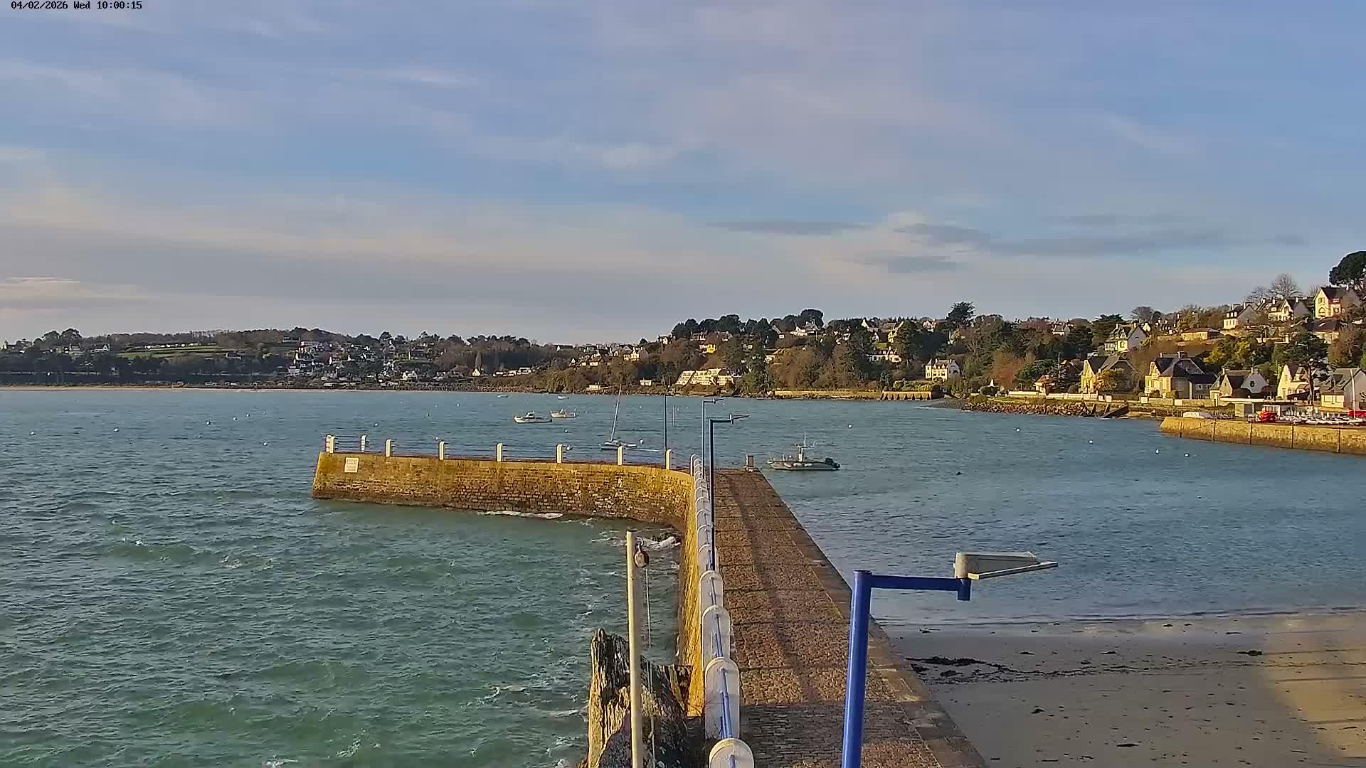 Locquirec Commune & Port Live Cam - Morlaix, Finistere, Bretagne, France