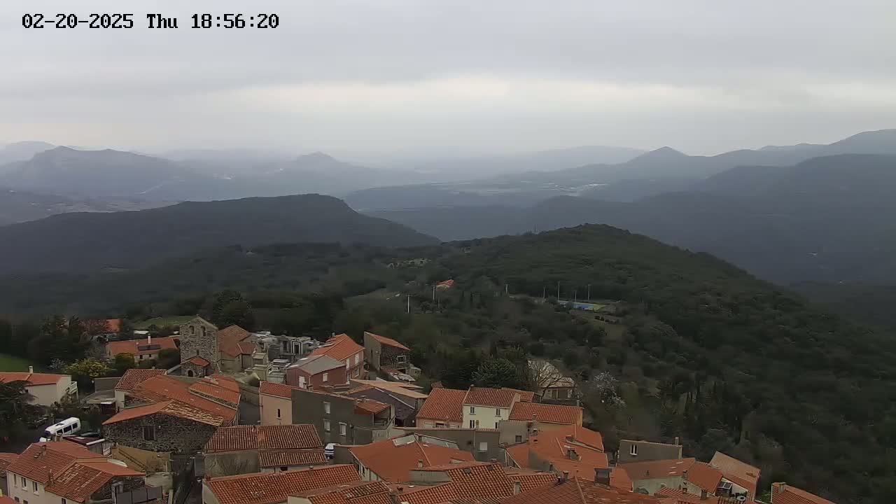 Prats de Sournia Village Live Cam - Prades, Pyrenees-Orientales, Occitanie, France