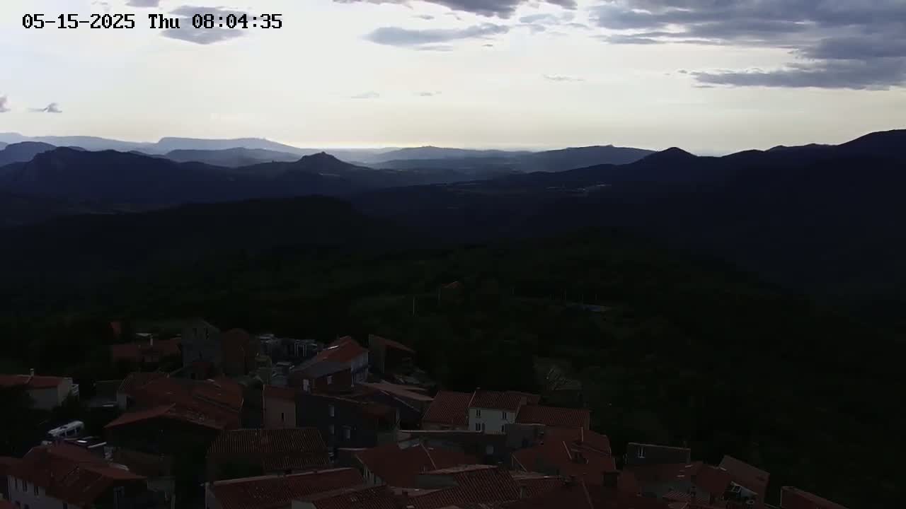 Prats de Sournia Village Live Cam - Prades, Pyrenees-Orientales, Occitanie, France