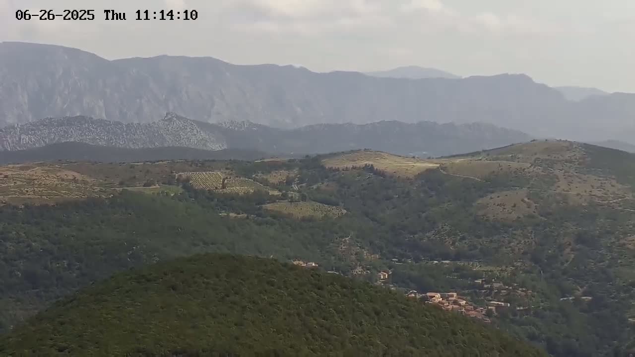 Prats de Sournia Village Live Cam - Prades, Pyrenees-Orientales, Occitanie, France