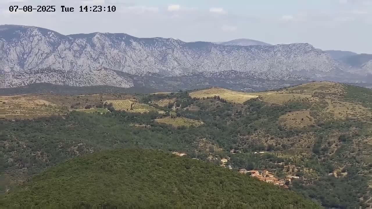 Prats de Sournia Village Live Cam - Prades, Pyrenees-Orientales, Occitanie, France