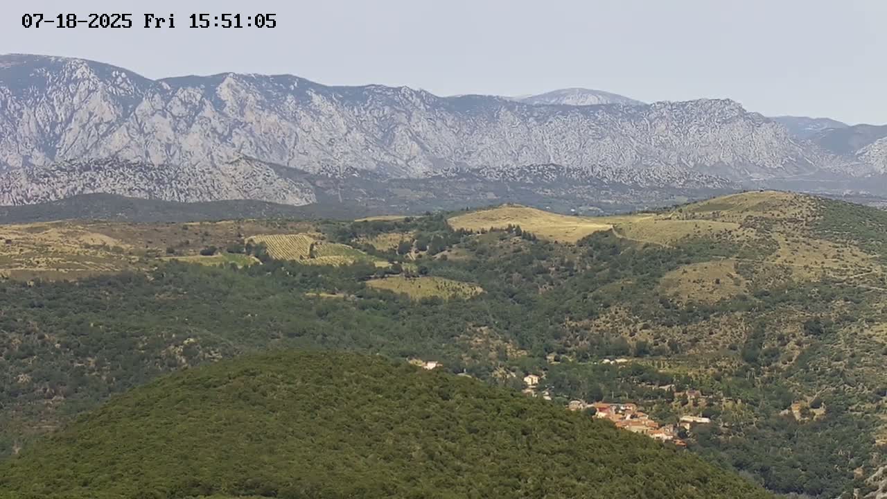Prats de Sournia Village Live Cam - Prades, Pyrenees-Orientales, Occitanie, France