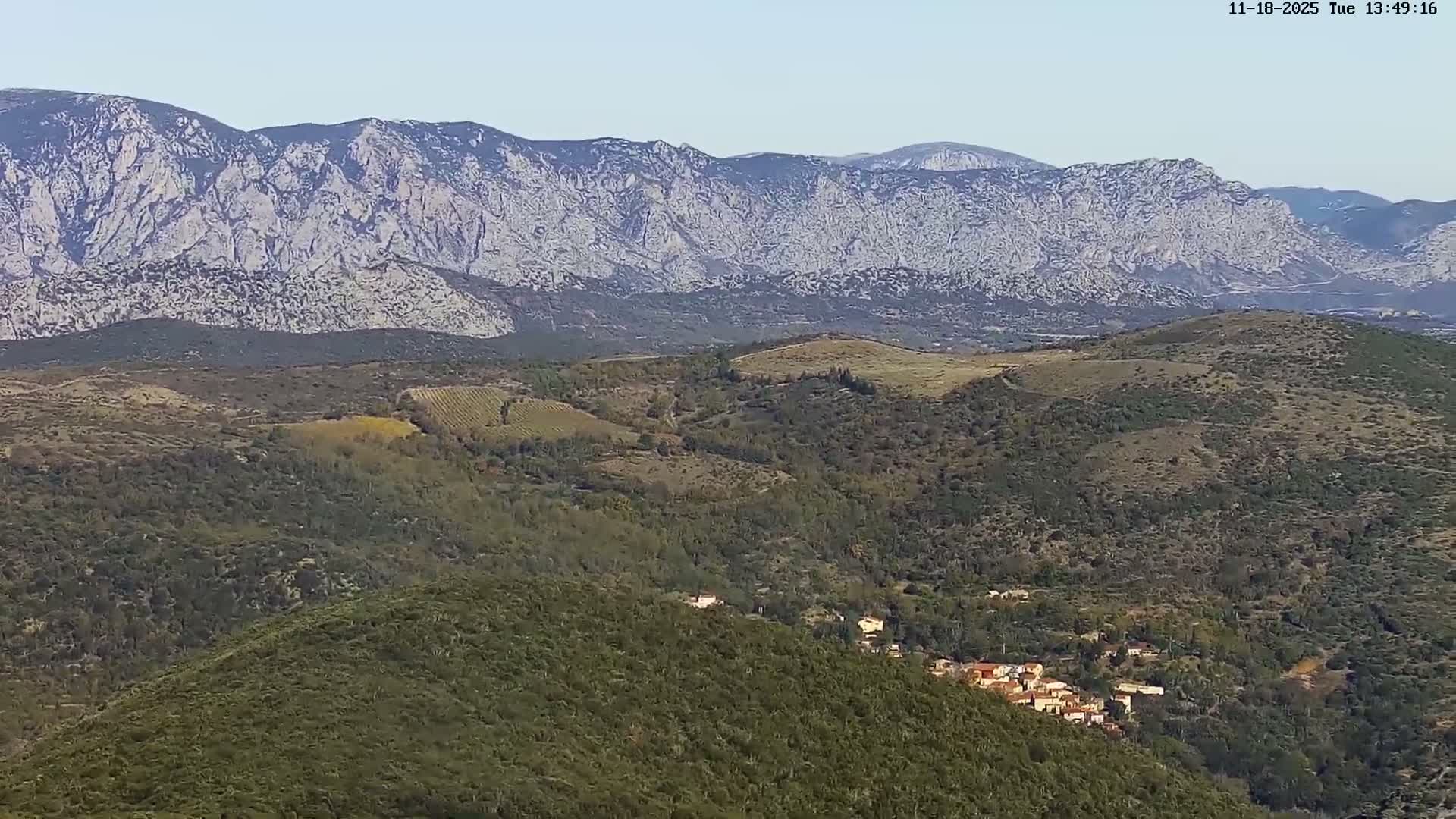 Prats de Sournia Village Live Cam - Prades, Pyrenees-Orientales, Occitanie, France