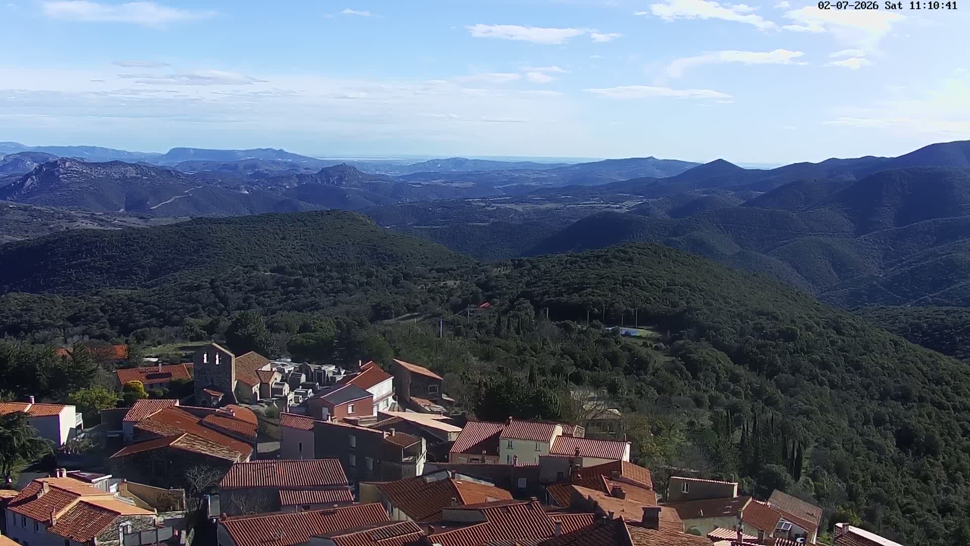 Prats de Sournia Village Live Cam - Prades, Pyrenees-Orientales, Occitanie, France