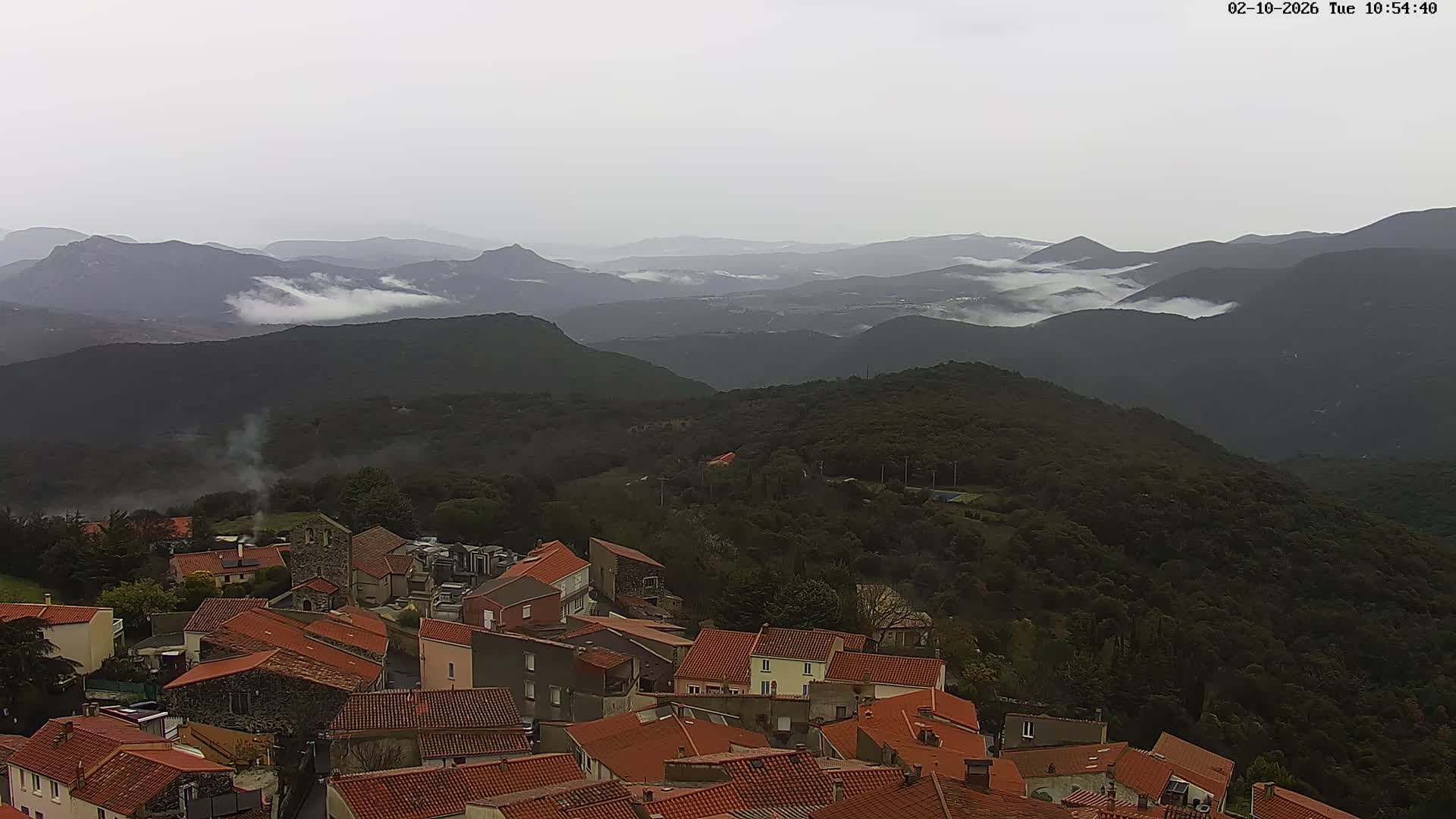 Prats de Sournia Village Live Cam - Prades, Pyrenees-Orientales, Occitanie, France