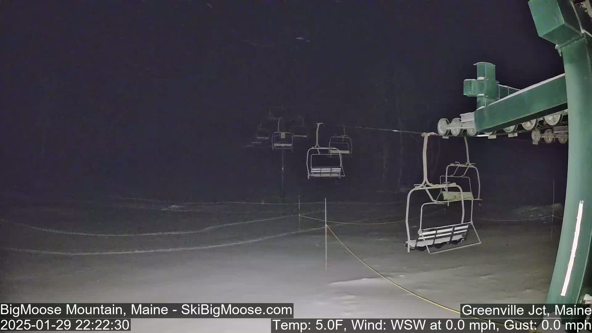 Big Moose Mountain Live Cam 2  Chairlift View - , Maine USA