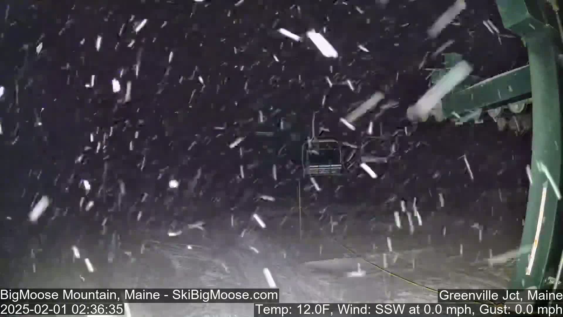 Big Moose Mountain Live Cam 2  Chairlift View - , Maine USA