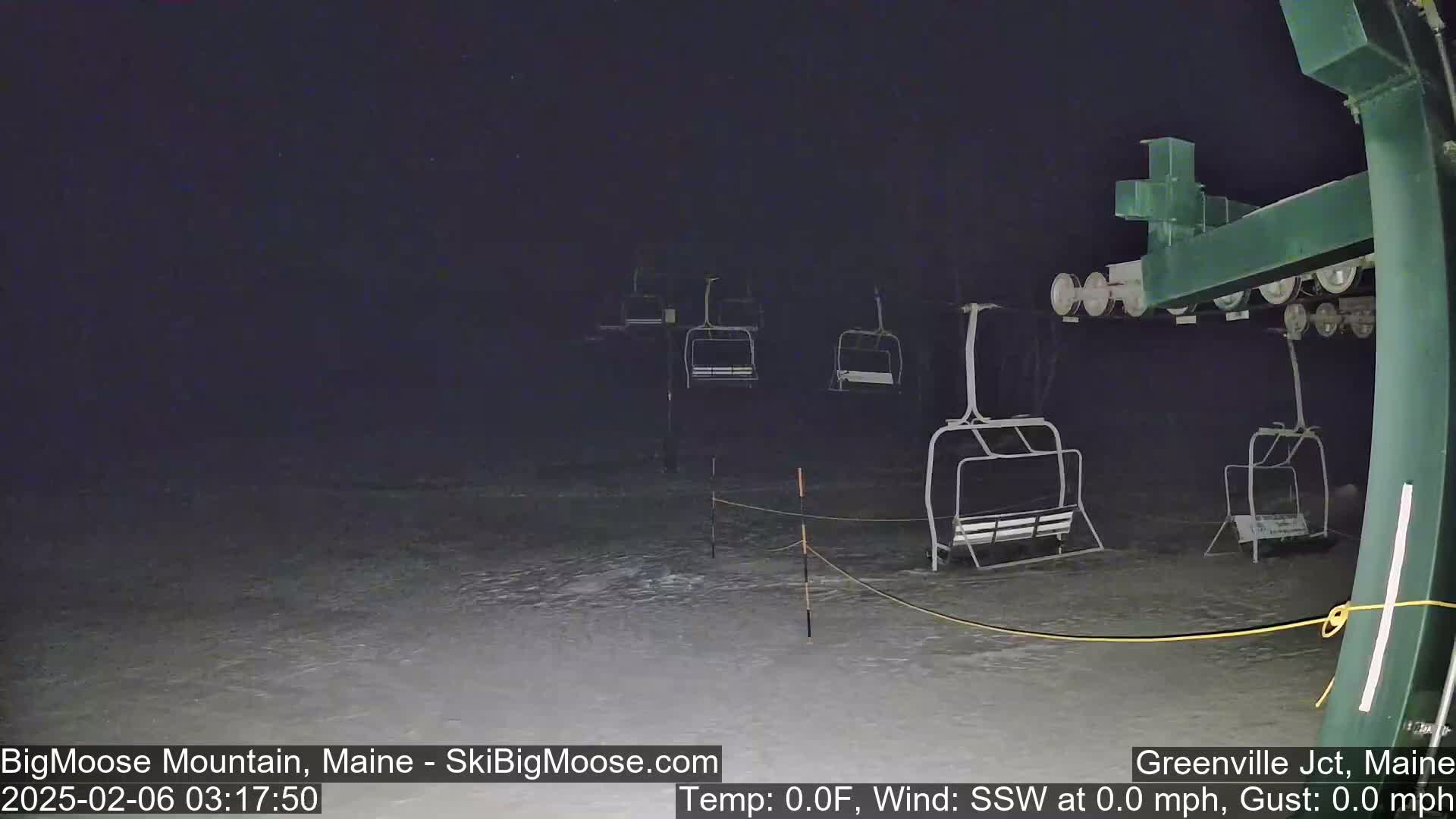 Big Moose Mountain Live Cam 2  Chairlift View - , Maine USA
