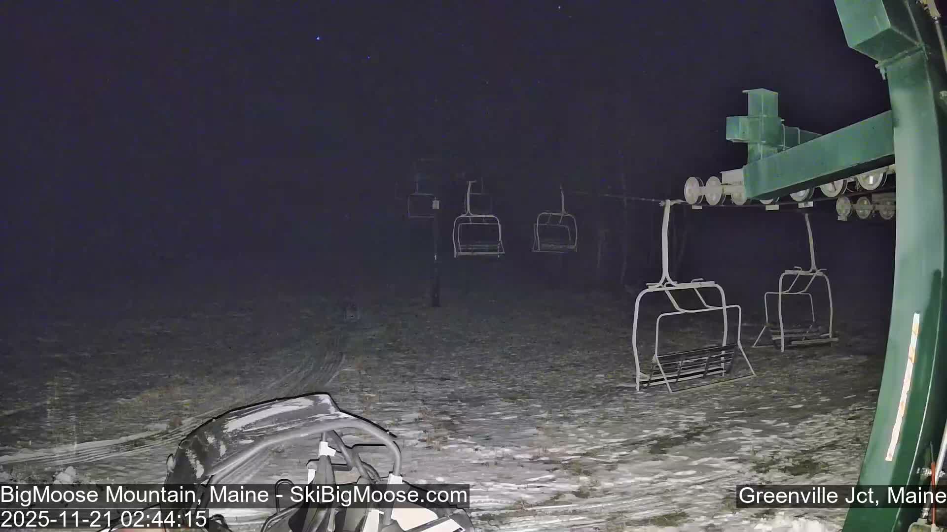 Big Moose Mountain Live Cam 2  Chairlift View - , Maine USA