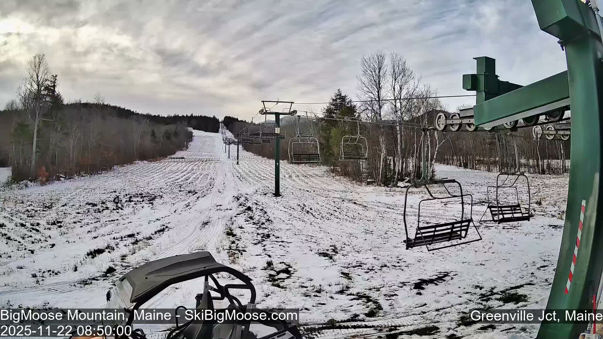 Big Moose Mountain Live Cam 2  Chairlift View - , Maine USA