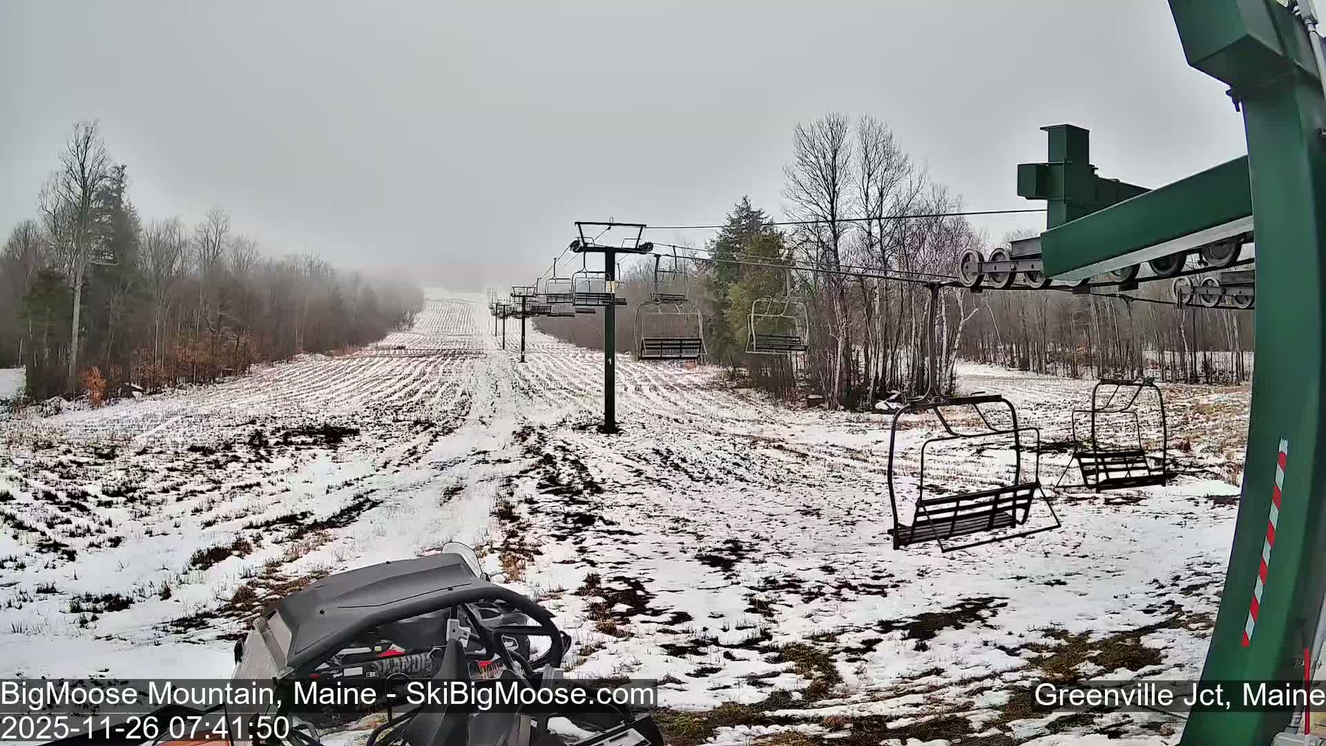 Big Moose Mountain Live Cam 2  Chairlift View - , Maine USA