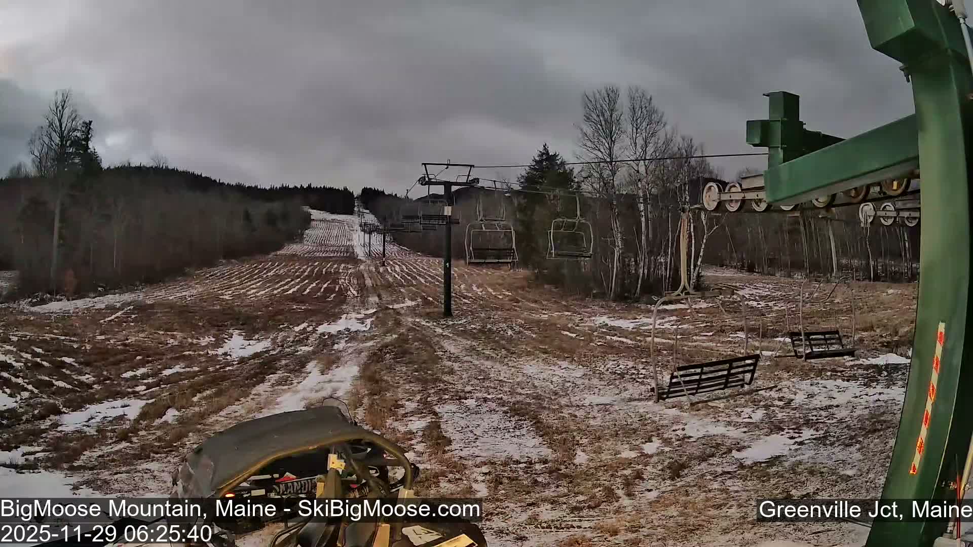 Big Moose Mountain Live Cam 2  Chairlift View - , Maine USA