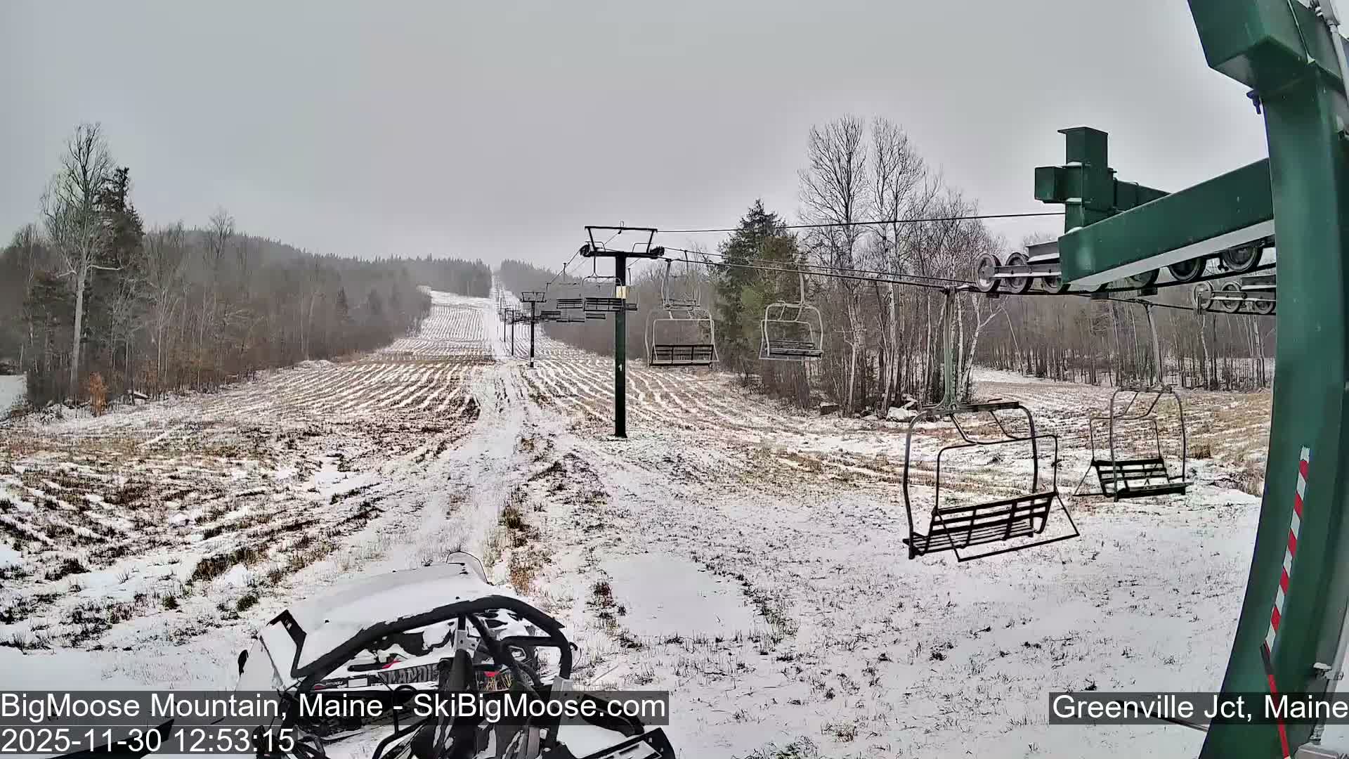 Big Moose Mountain Live Cam 2  Chairlift View - , Maine USA