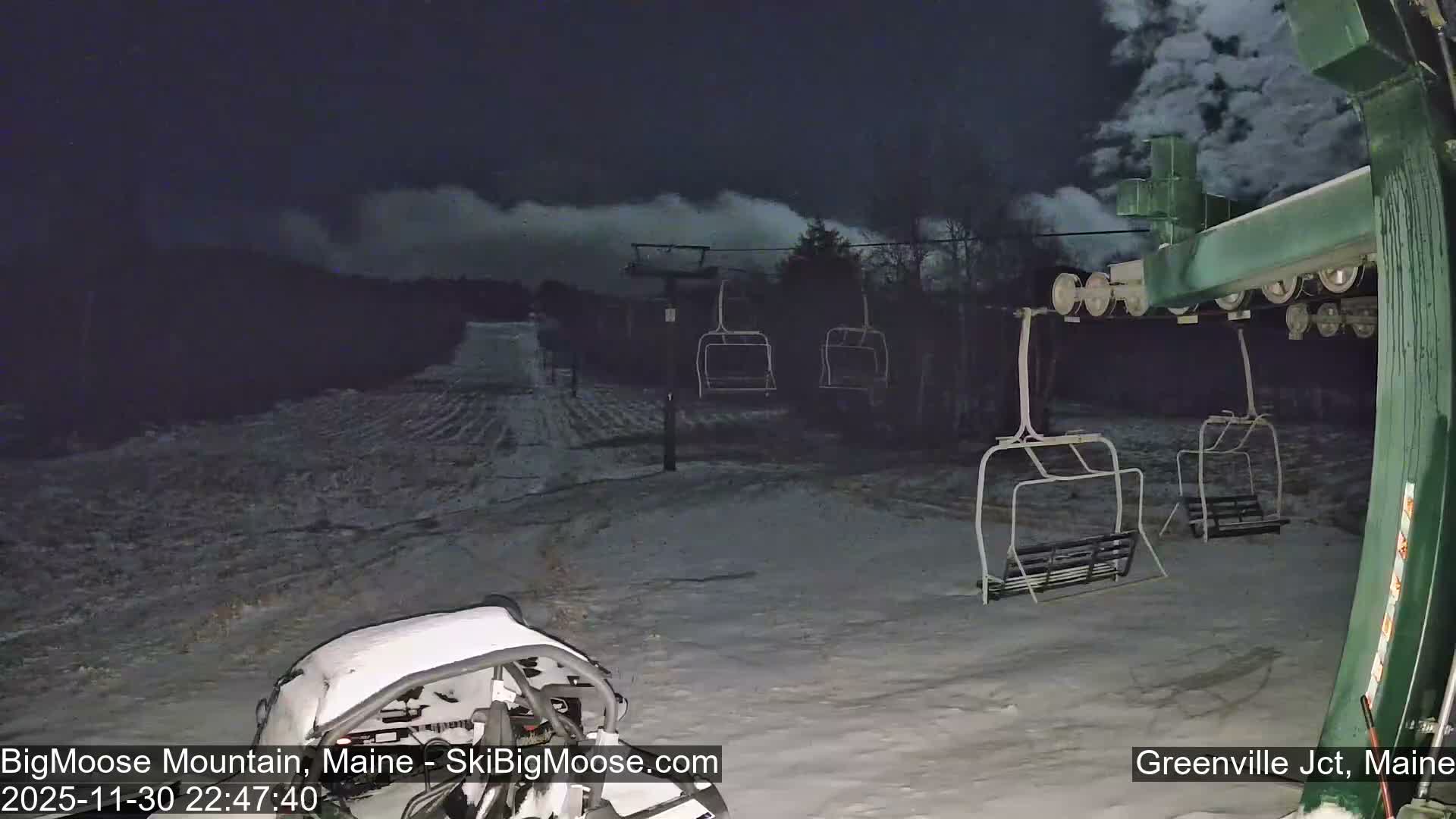 Big Moose Mountain Live Cam 2  Chairlift View - , Maine USA