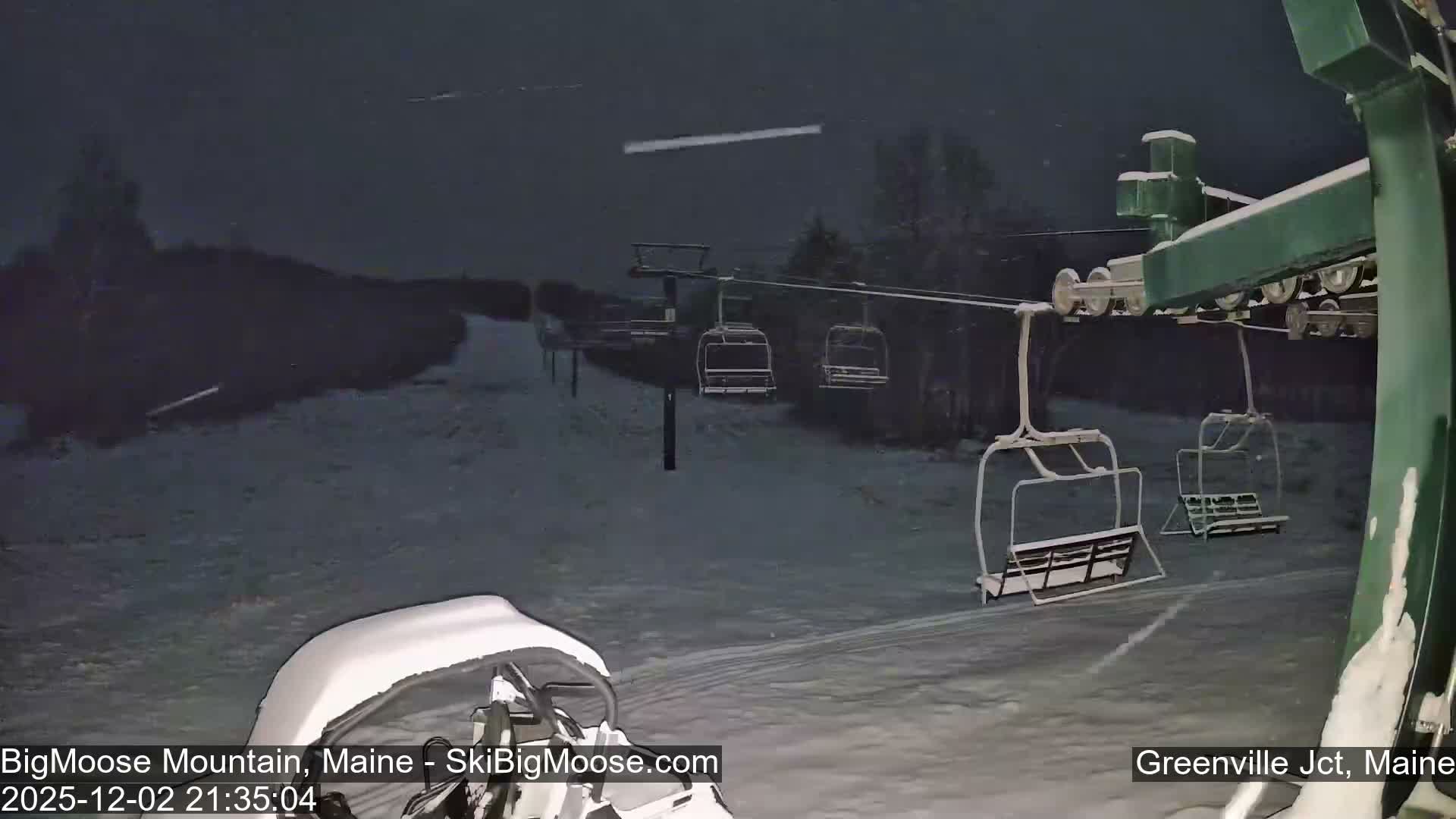 Big Moose Mountain Live Cam 2  Chairlift View - , Maine USA