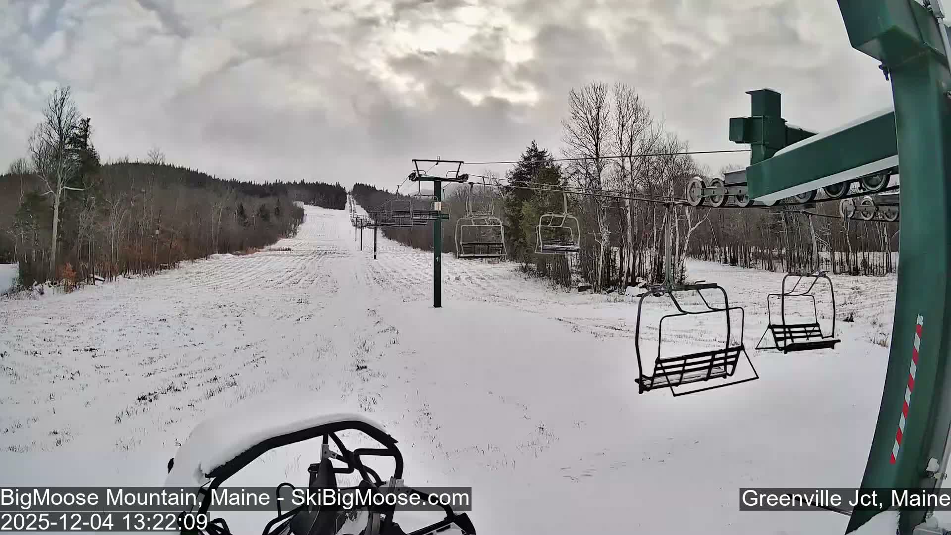 Big Moose Mountain Live Cam 2  Chairlift View - , Maine USA