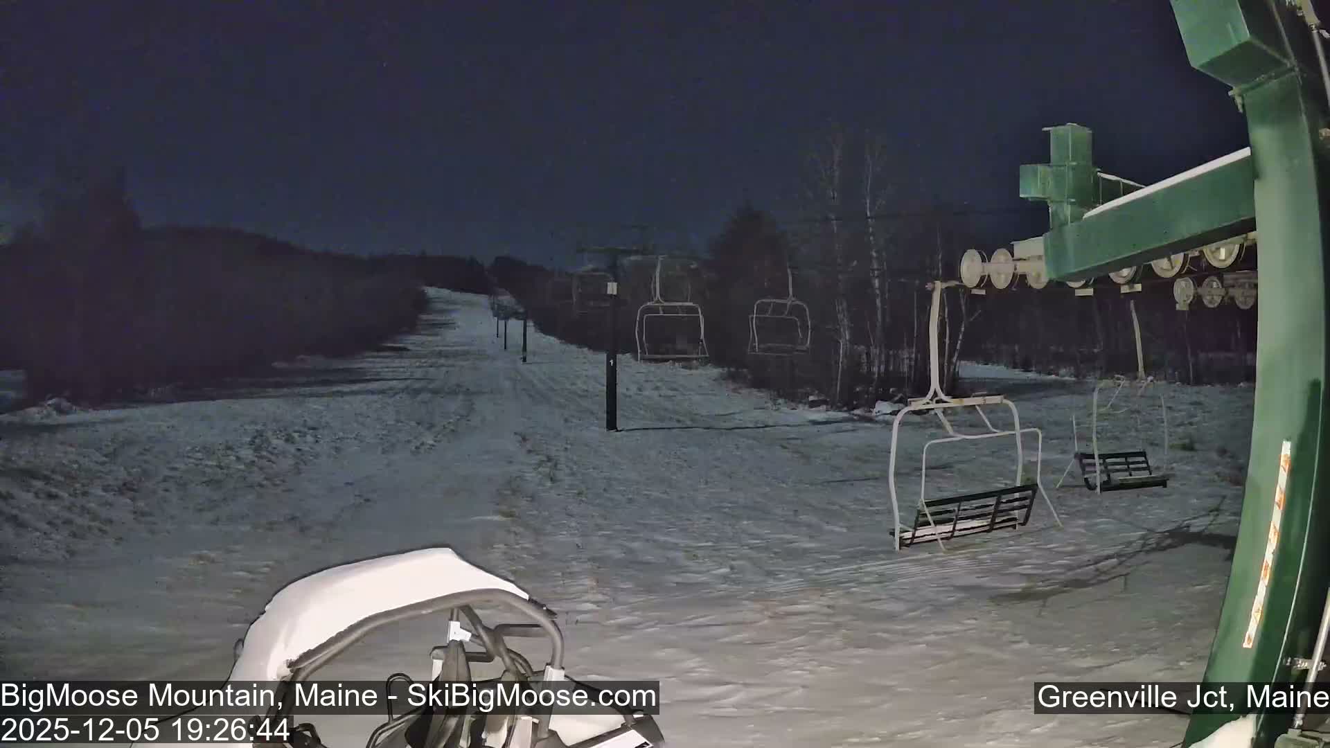 Big Moose Mountain Live Cam 2  Chairlift View - , Maine USA