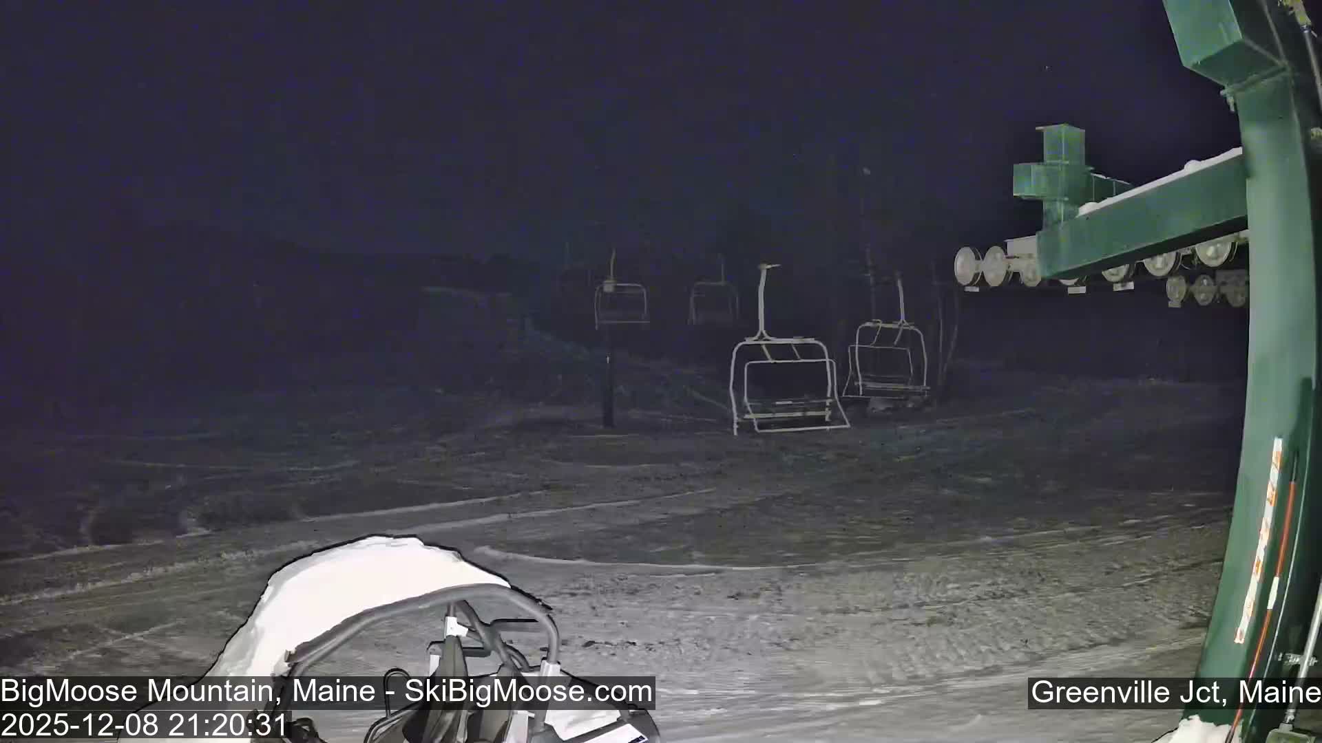 Big Moose Mountain Live Cam 2  Chairlift View - , Maine USA