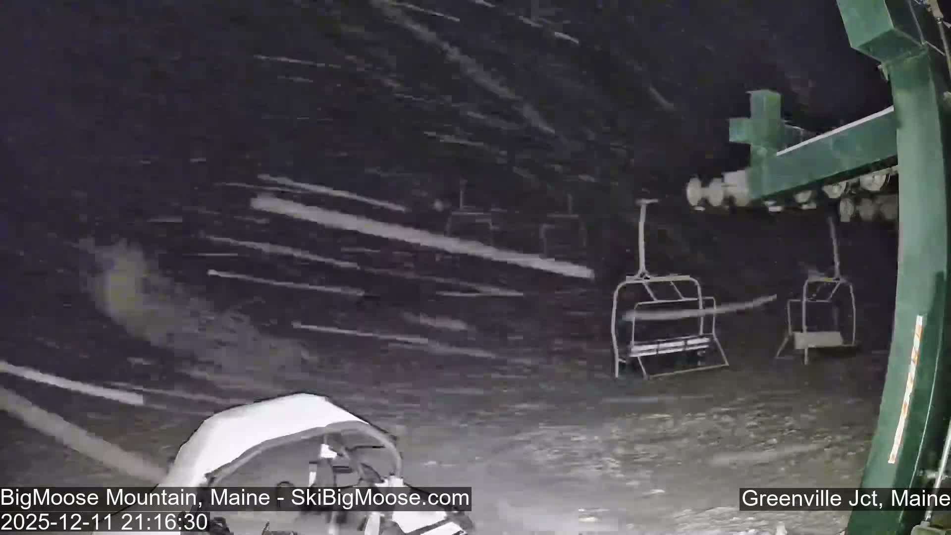 Big Moose Mountain Live Cam 2  Chairlift View - , Maine USA