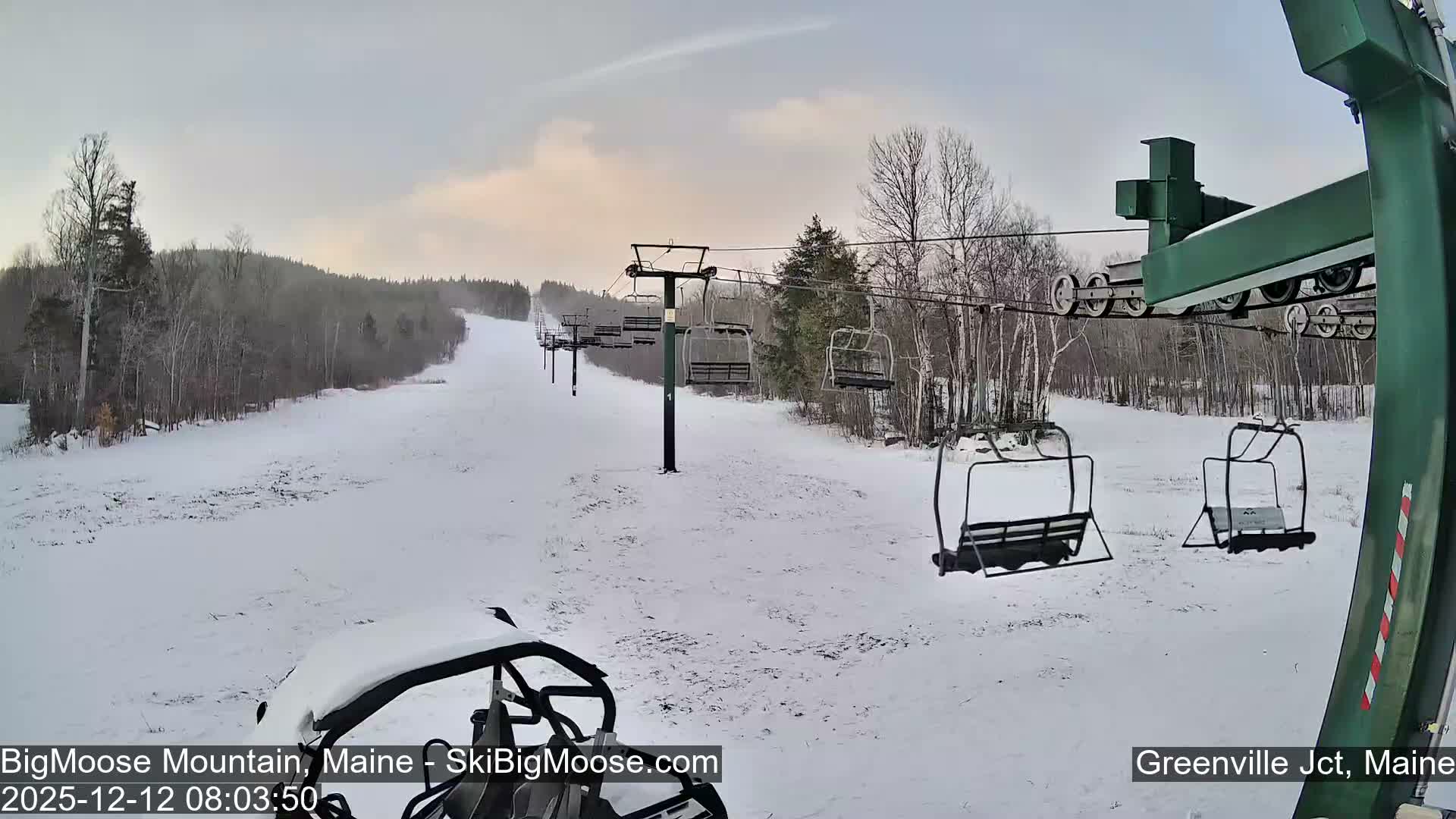 Big Moose Mountain Live Cam 2  Chairlift View - , Maine USA