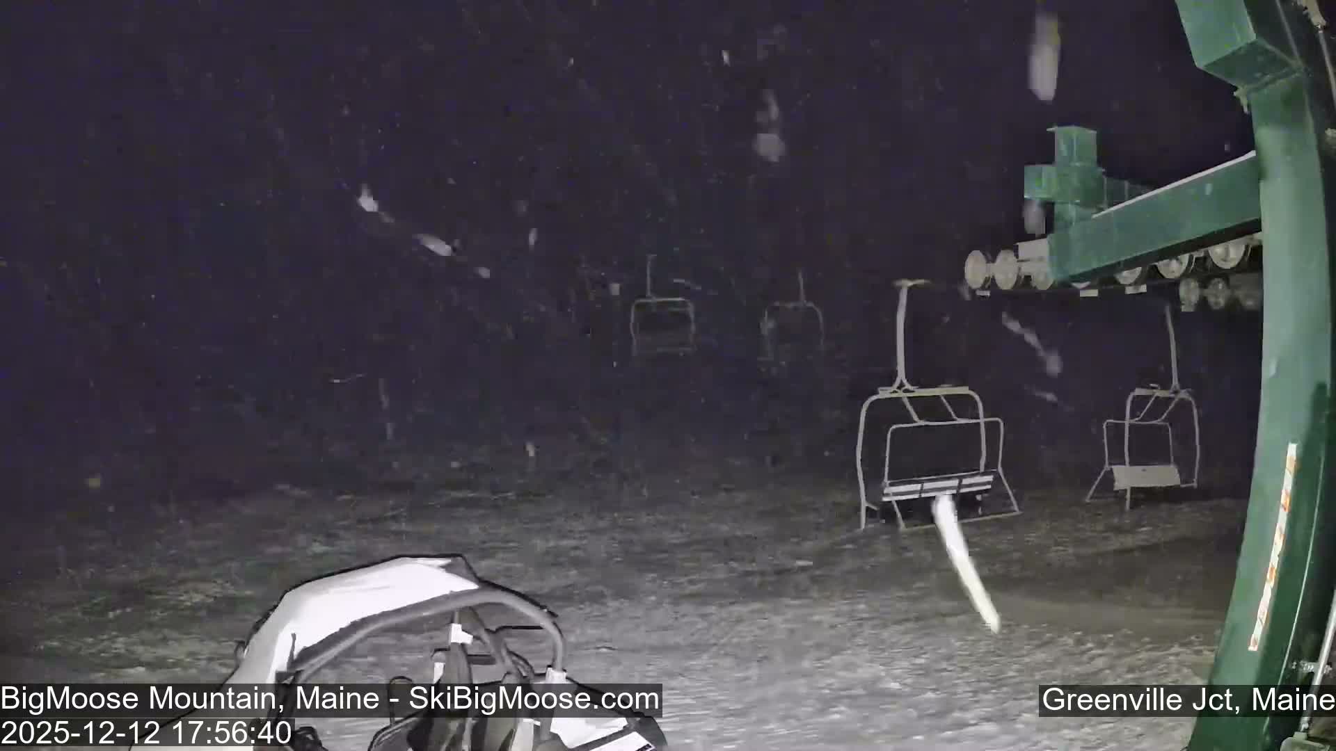 Big Moose Mountain Live Cam 2  Chairlift View - , Maine USA