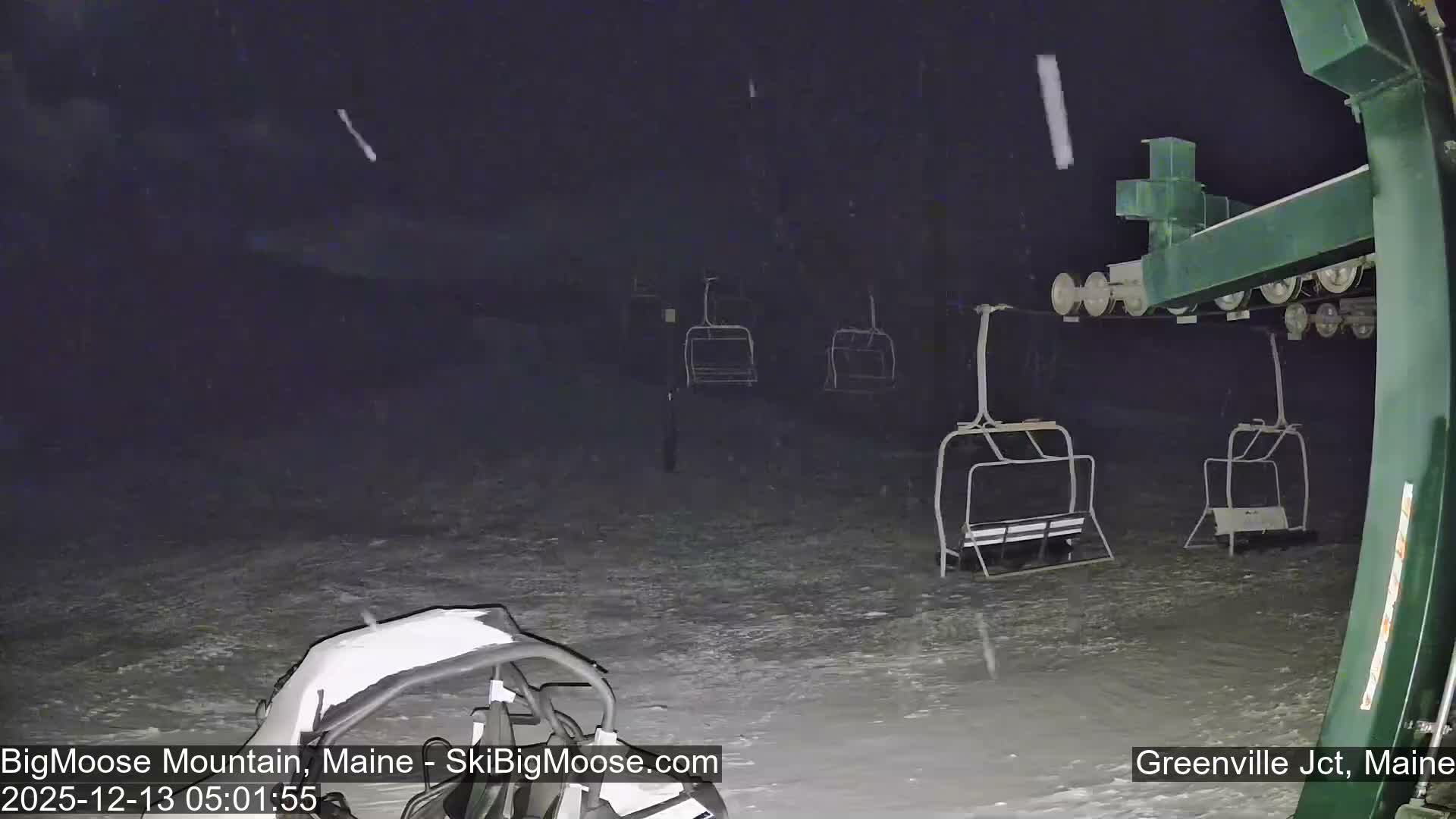 Big Moose Mountain Live Cam 2  Chairlift View - , Maine USA