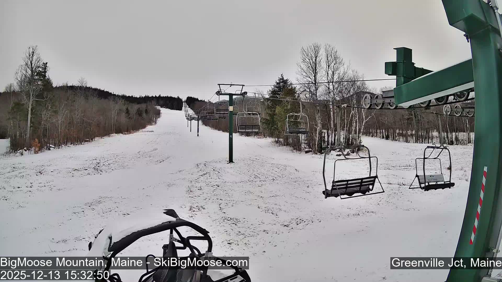 Big Moose Mountain Live Cam 2  Chairlift View - , Maine USA