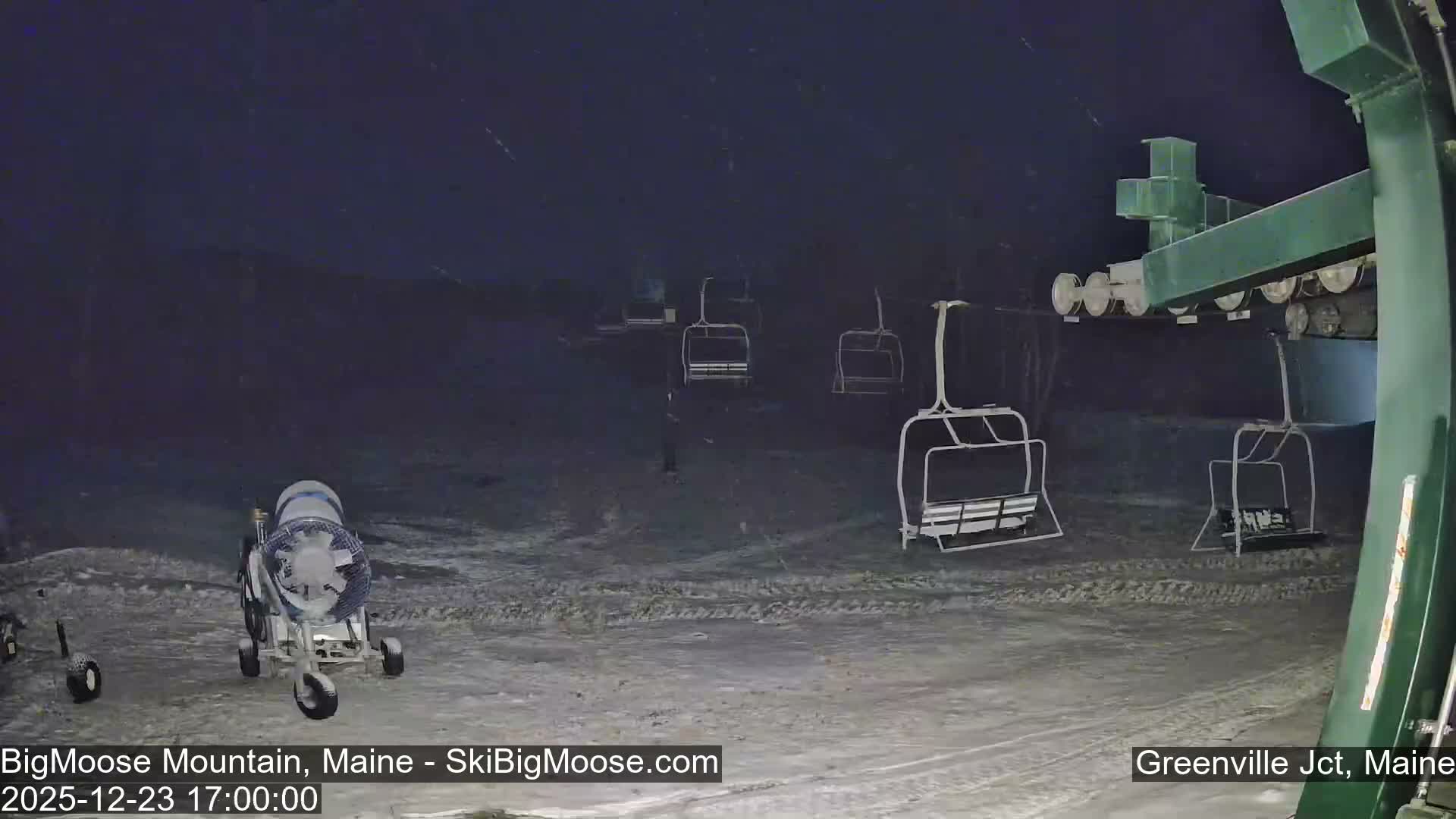 Big Moose Mountain Live Cam 2  Chairlift View - , Maine USA