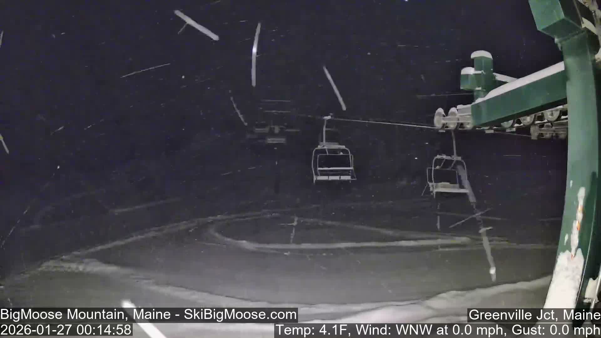 Big Moose Mountain Live Cam 2  Chairlift View - , Maine USA