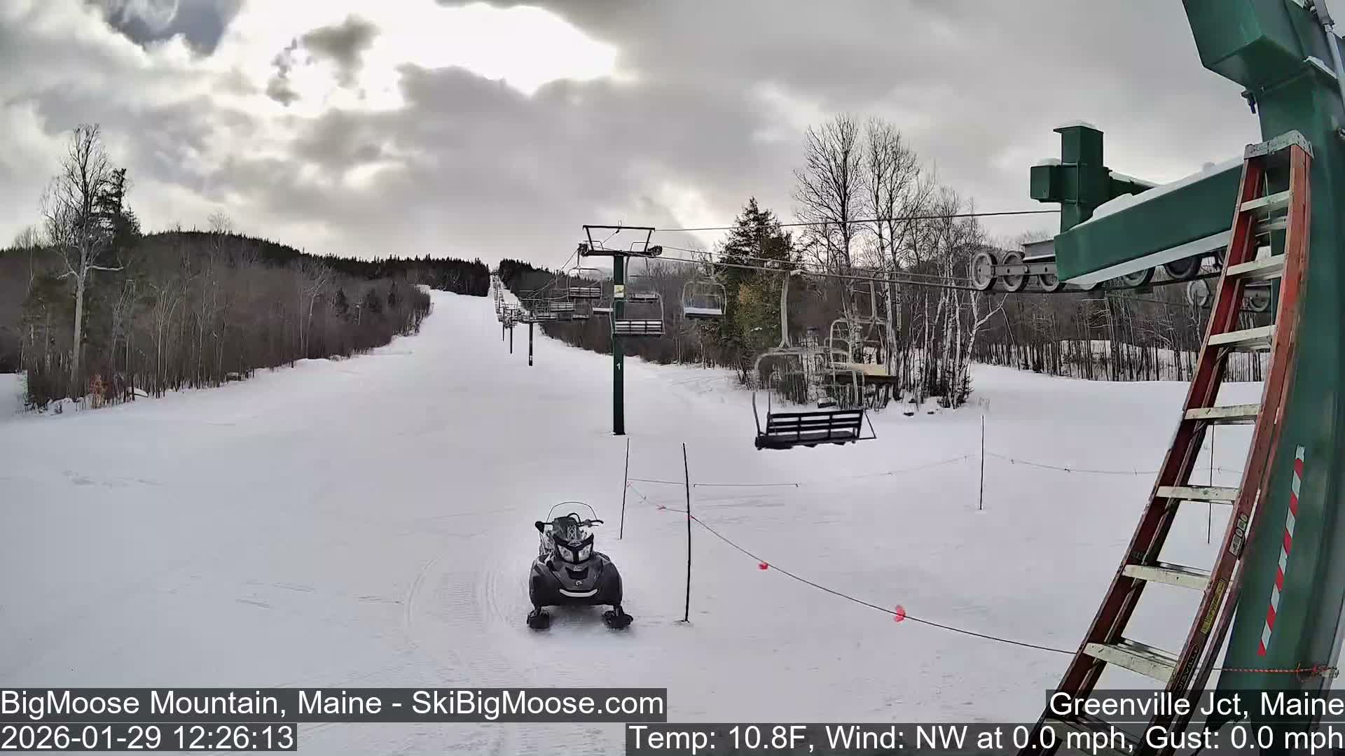 Big Moose Mountain Live Cam 2  Chairlift View - , Maine USA