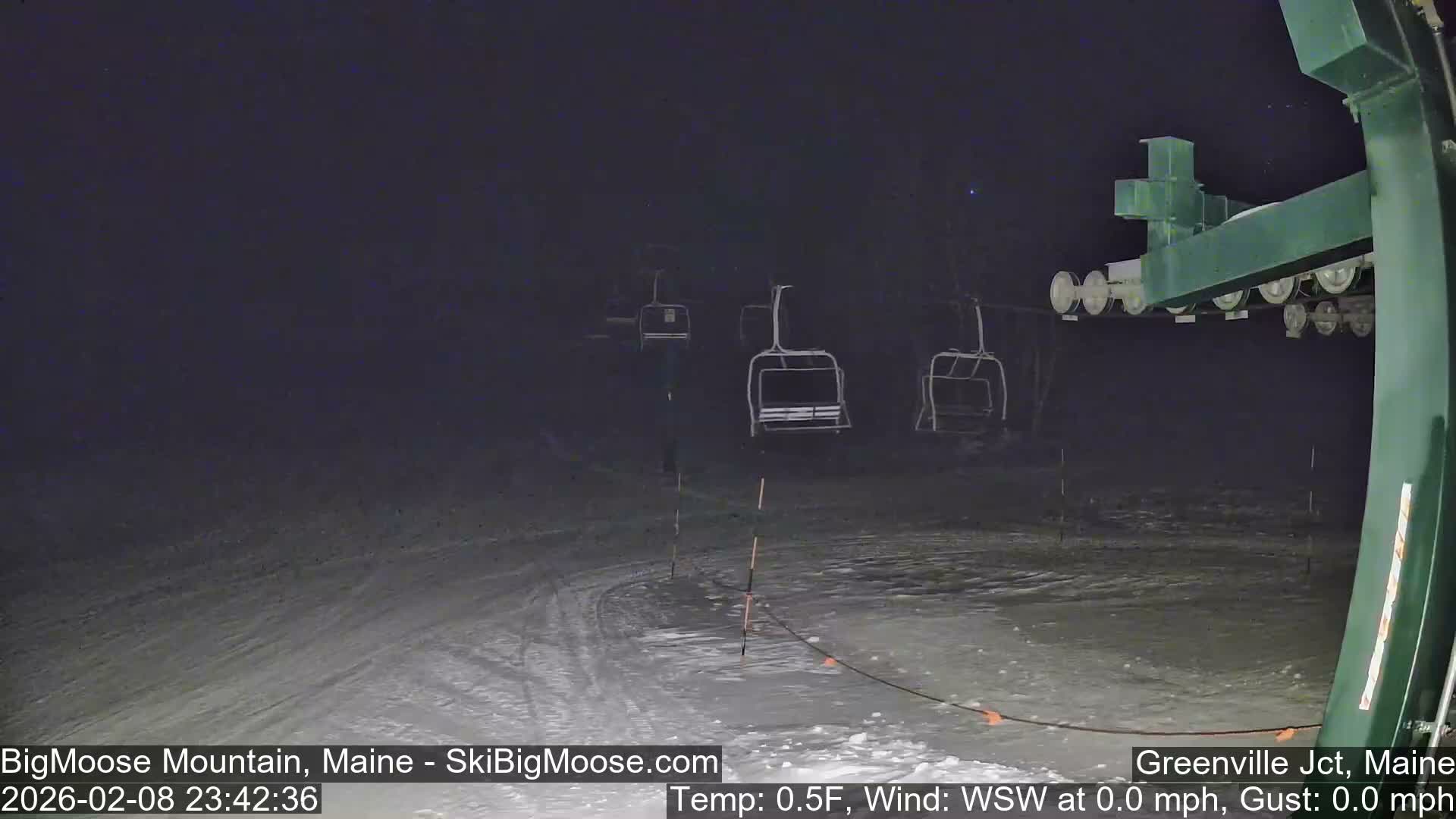 Big Moose Mountain Live Cam 2  Chairlift View - , Maine USA