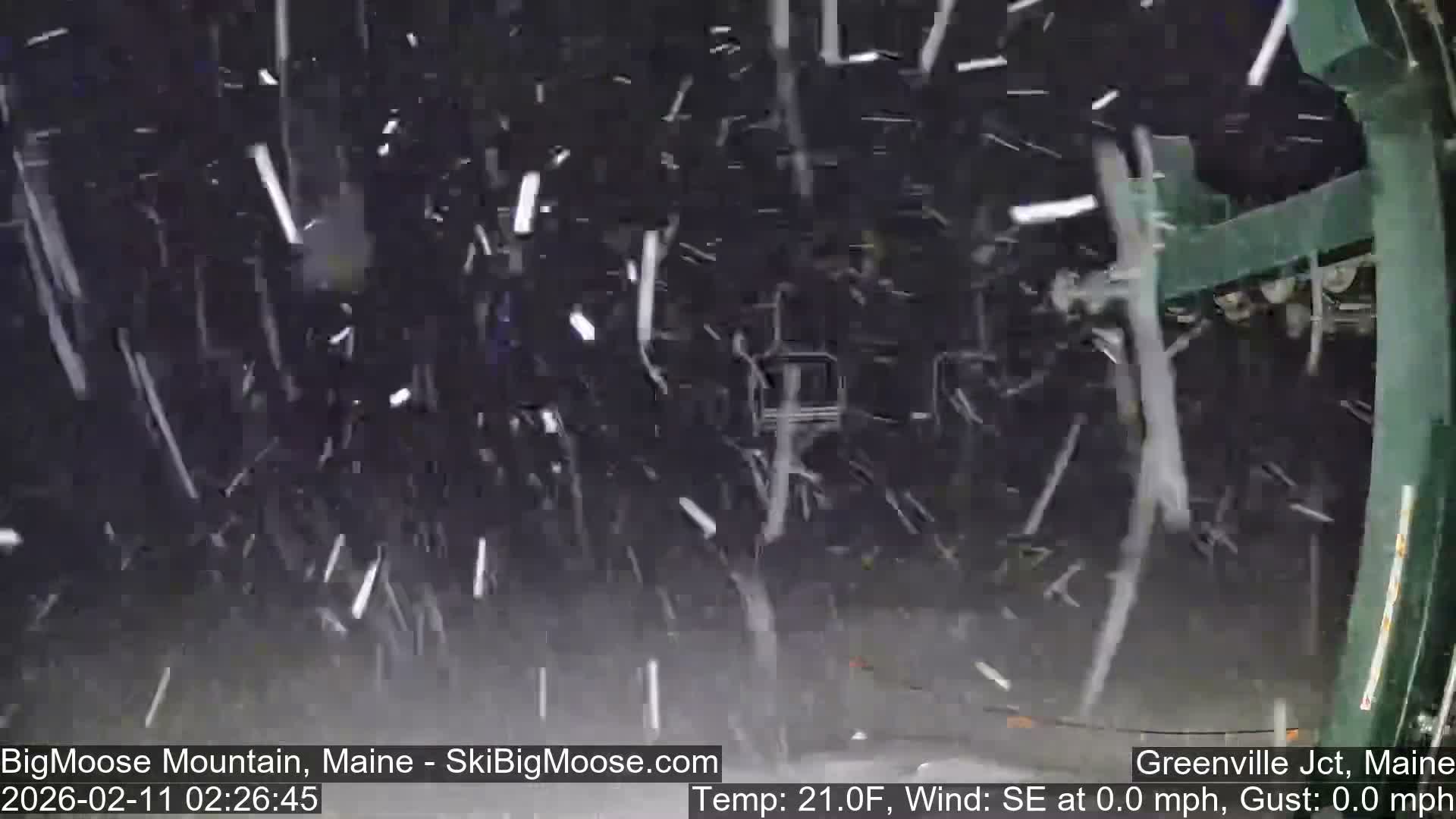 Big Moose Mountain Live Cam 2  Chairlift View - , Maine USA