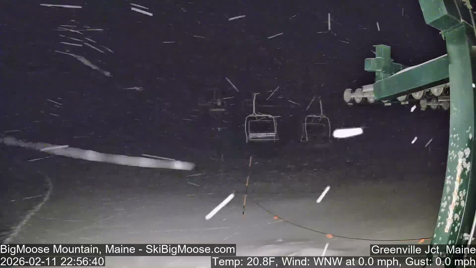 Big Moose Mountain Live Cam 2  Chairlift View - , Maine USA