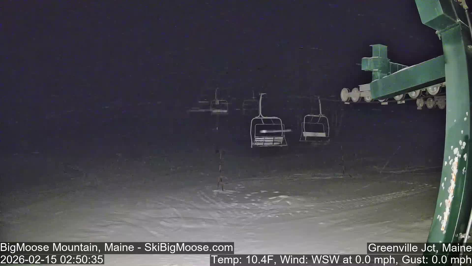 Big Moose Mountain Live Cam 2  Chairlift View - , Maine USA