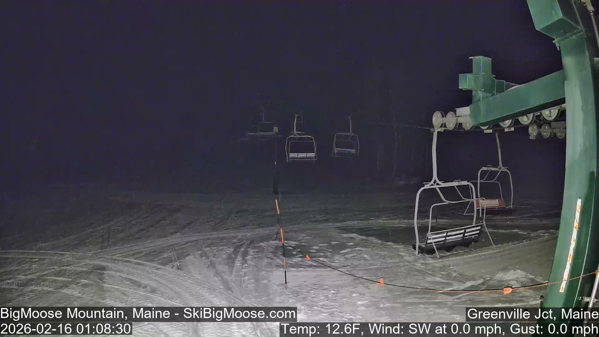 Big Moose Mountain Live Cam 2  Chairlift View - , Maine USA