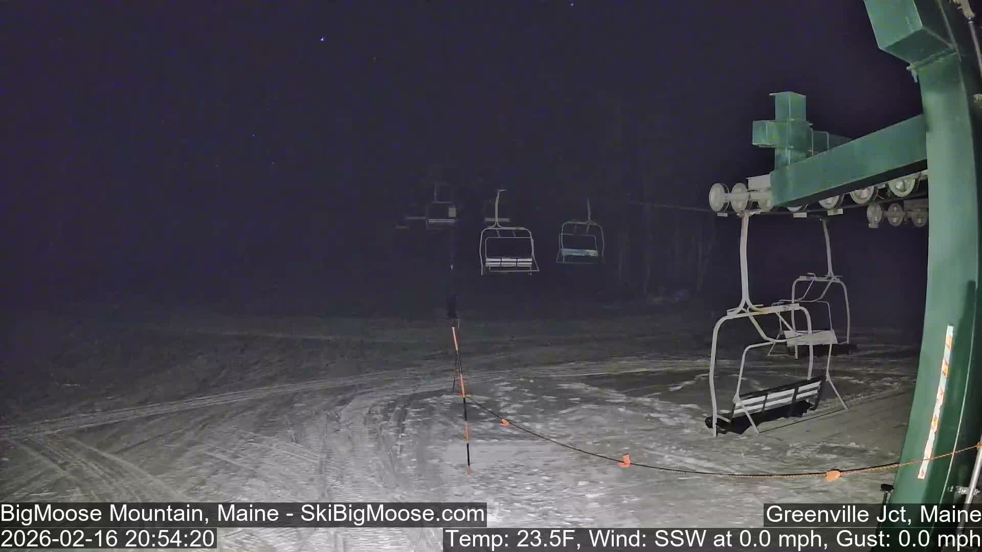 Big Moose Mountain Live Cam 2  Chairlift View - , Maine USA