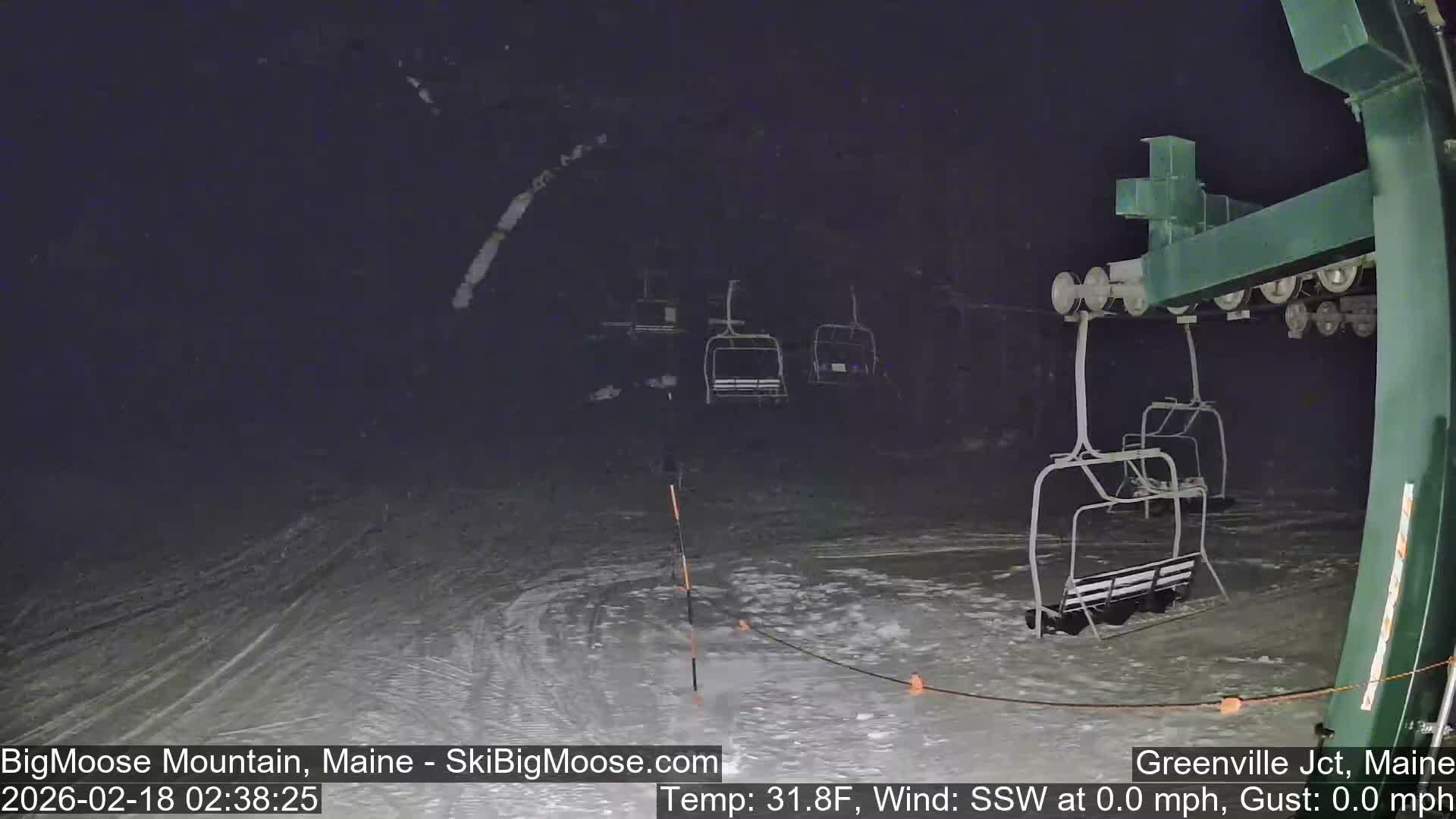 Big Moose Mountain Live Cam 2  Chairlift View - , Maine USA